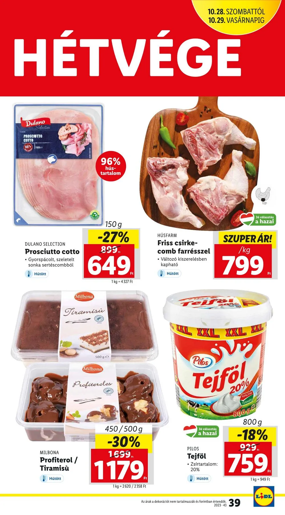 Lidl akciós újság 10.26–10.31 – 39. oldal