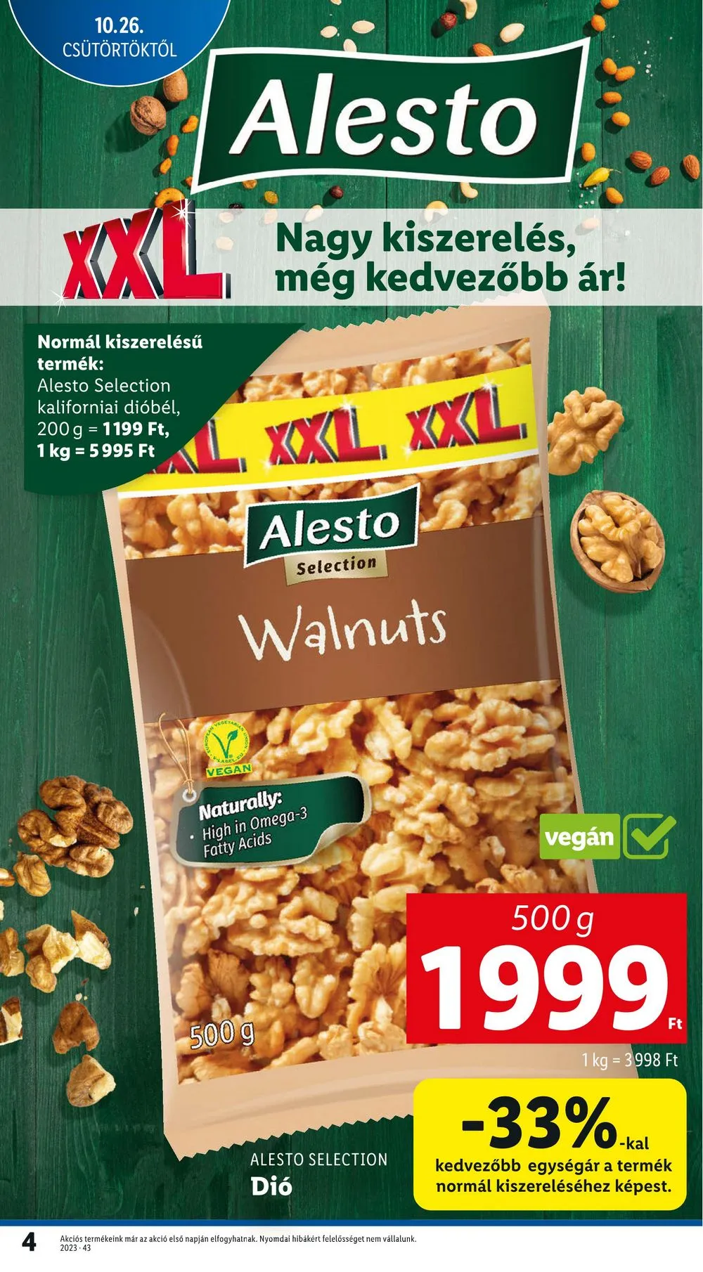 Lidl akciós újság 10.26–10.31 – 4. oldal