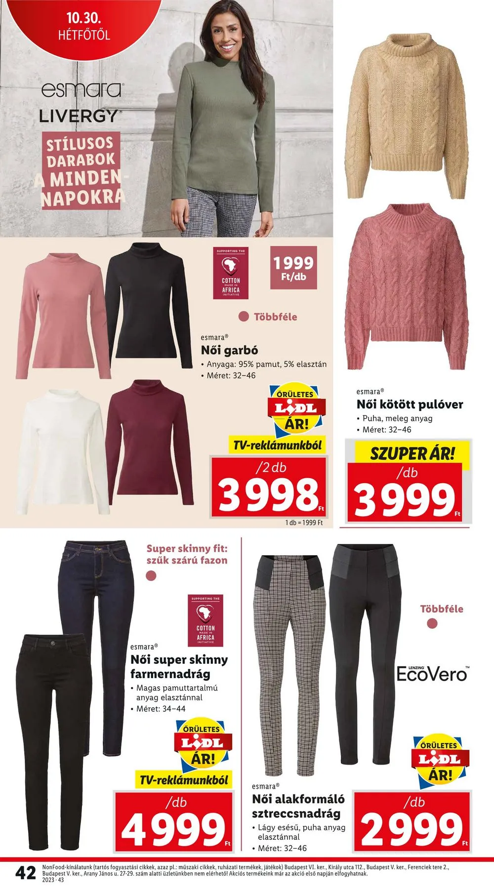 Lidl akciós újság 10.26–10.31 – 42. oldal