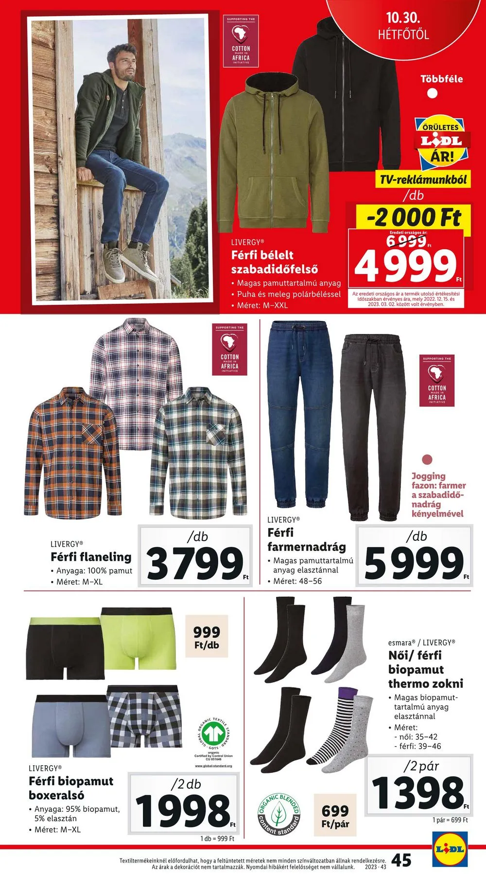 Lidl akciós újság 10.26–10.31 – 45. oldal