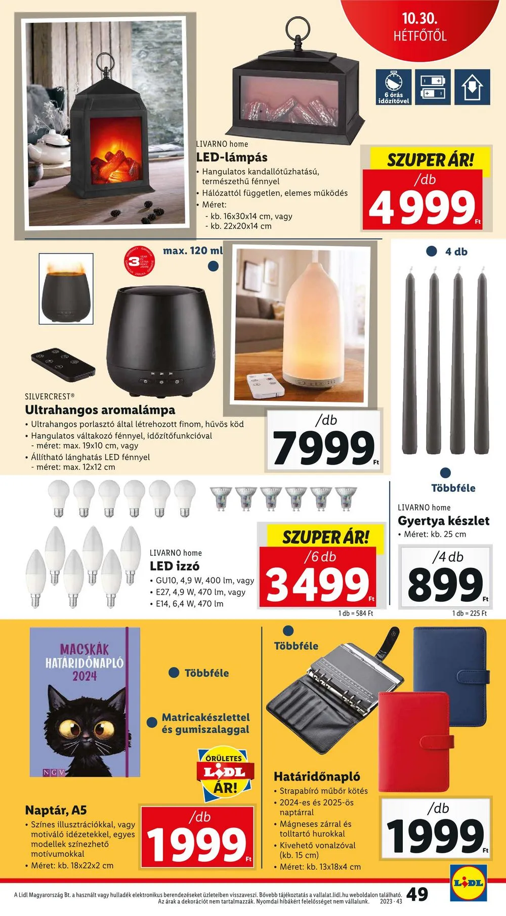Lidl akciós újság 10.26–10.31 – 49. oldal