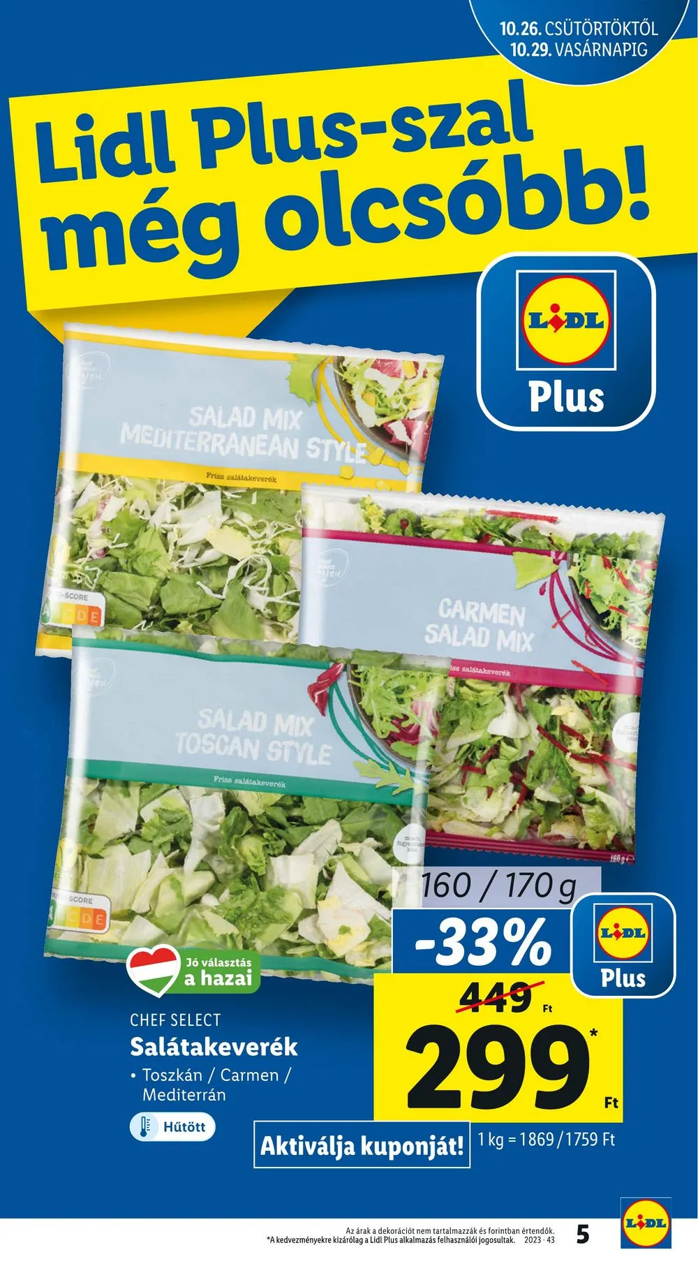Lidl akciós újság 10.26–10.31 – 5. oldal