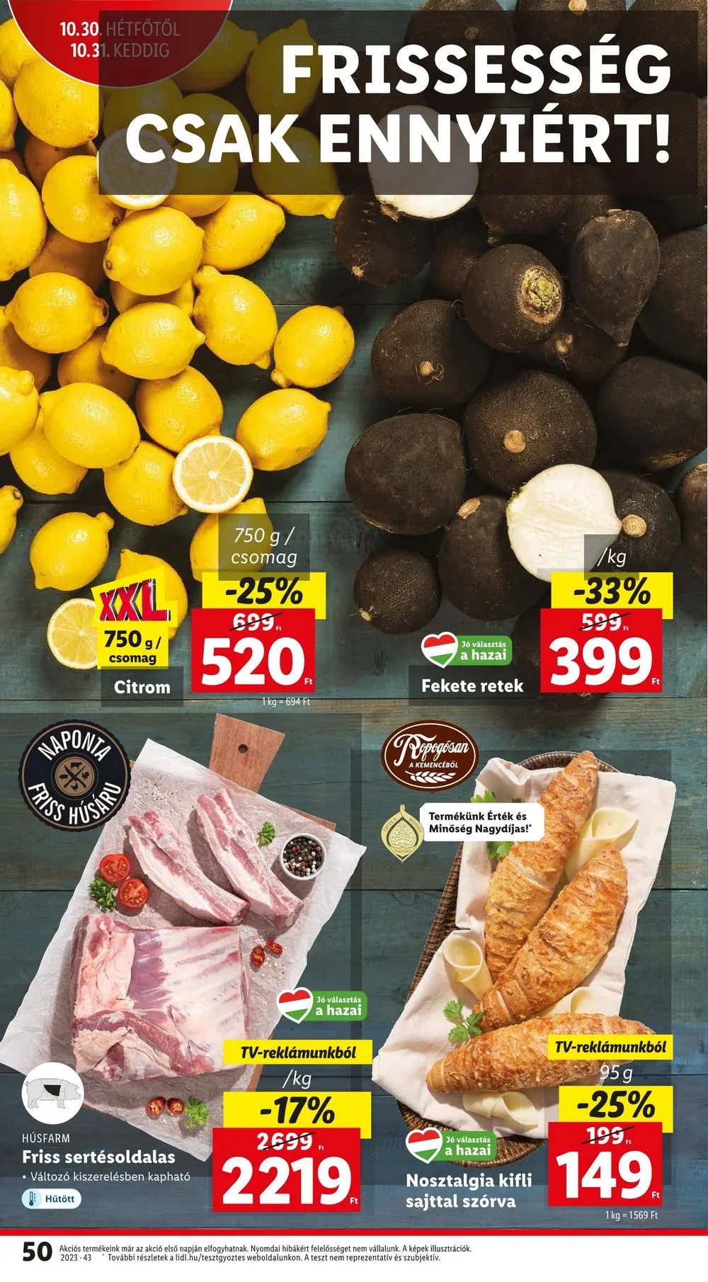 Lidl akciós újság 10.26–10.31 – 50. oldal