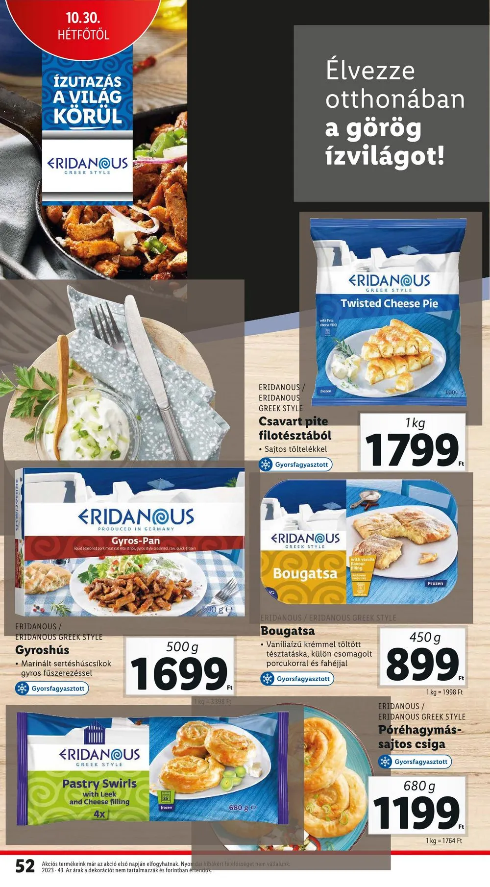 Lidl akciós újság 10.26–10.31 – 52. oldal