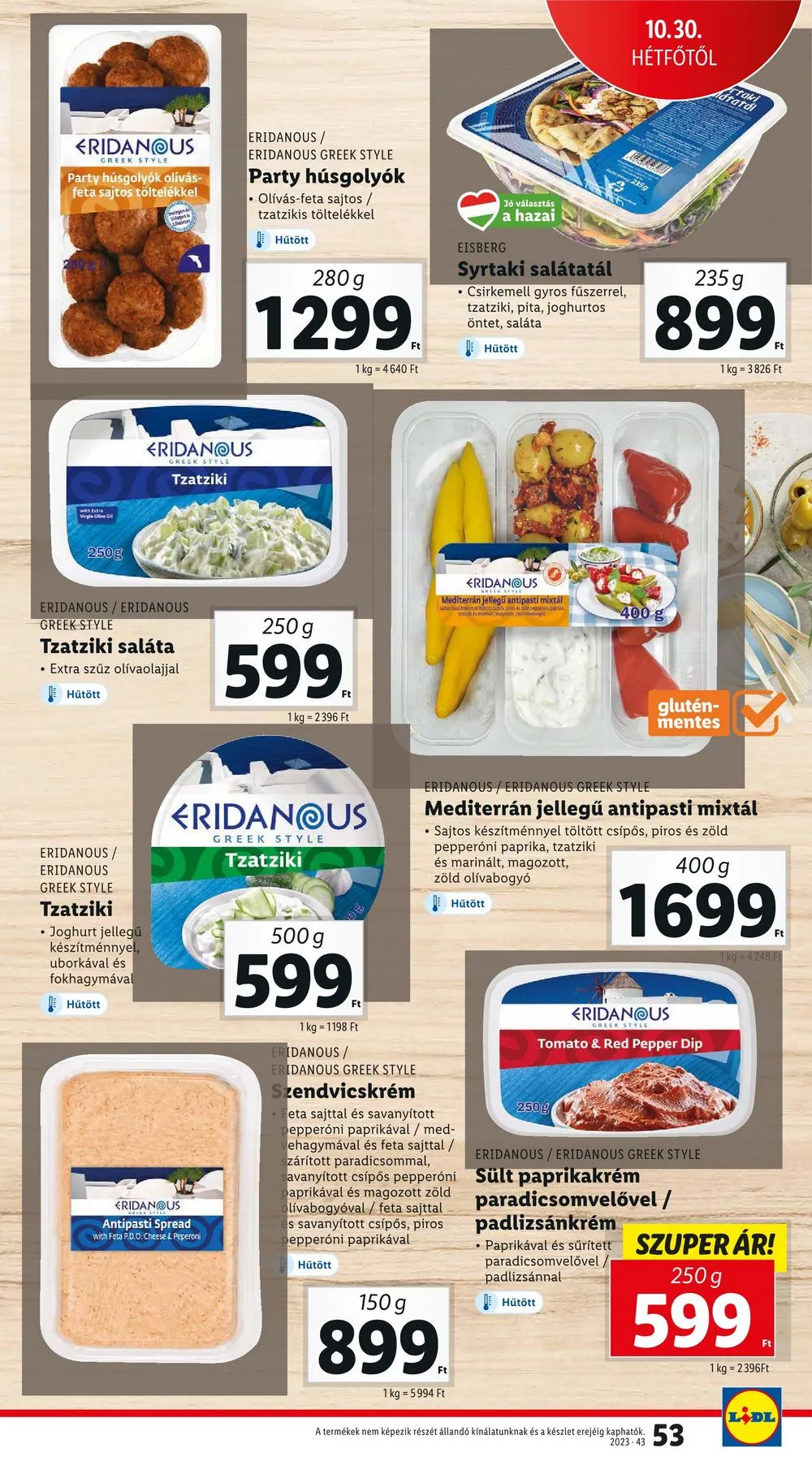 Lidl akciós újság 10.26–10.31 – 53. oldal