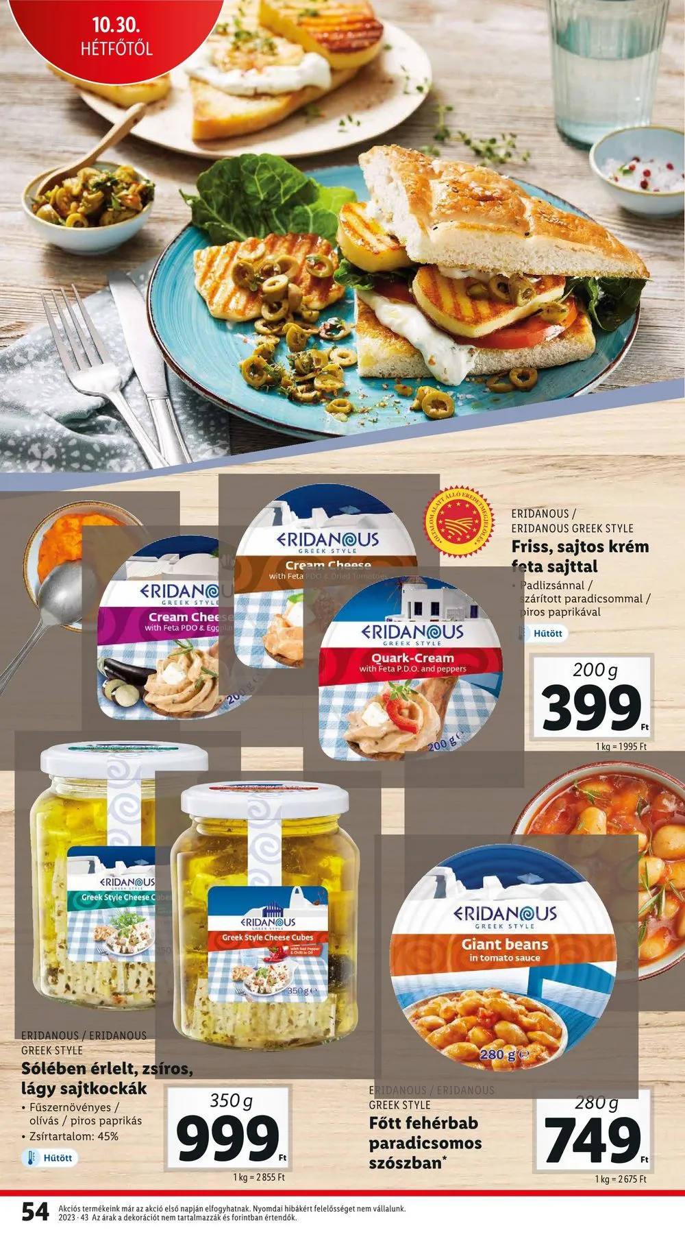 Lidl akciós újság 10.26–10.31 – 54. oldal