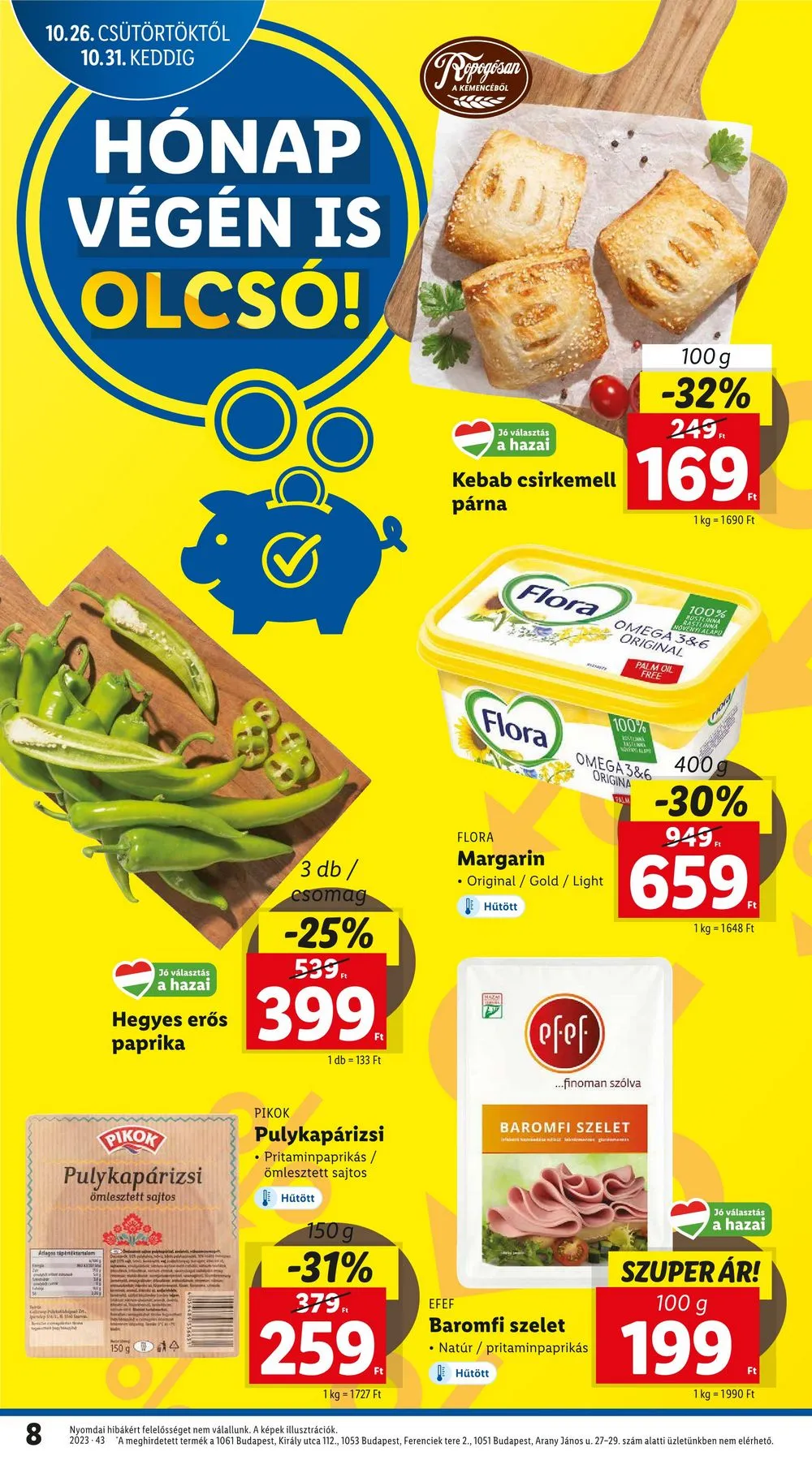 Lidl akciós újság 10.26–10.31 – 8. oldal