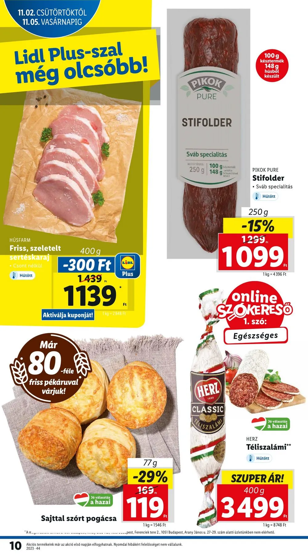 Lidl akciós újság 11.02–11.08 – 10. oldal