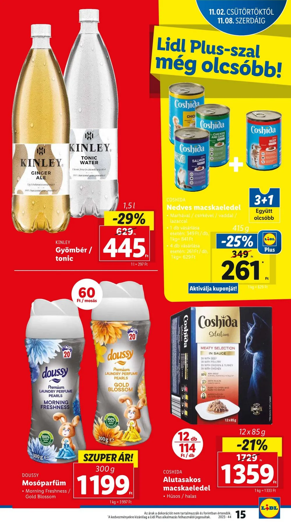 Lidl akciós újság 11.02–11.08 – 15. oldal