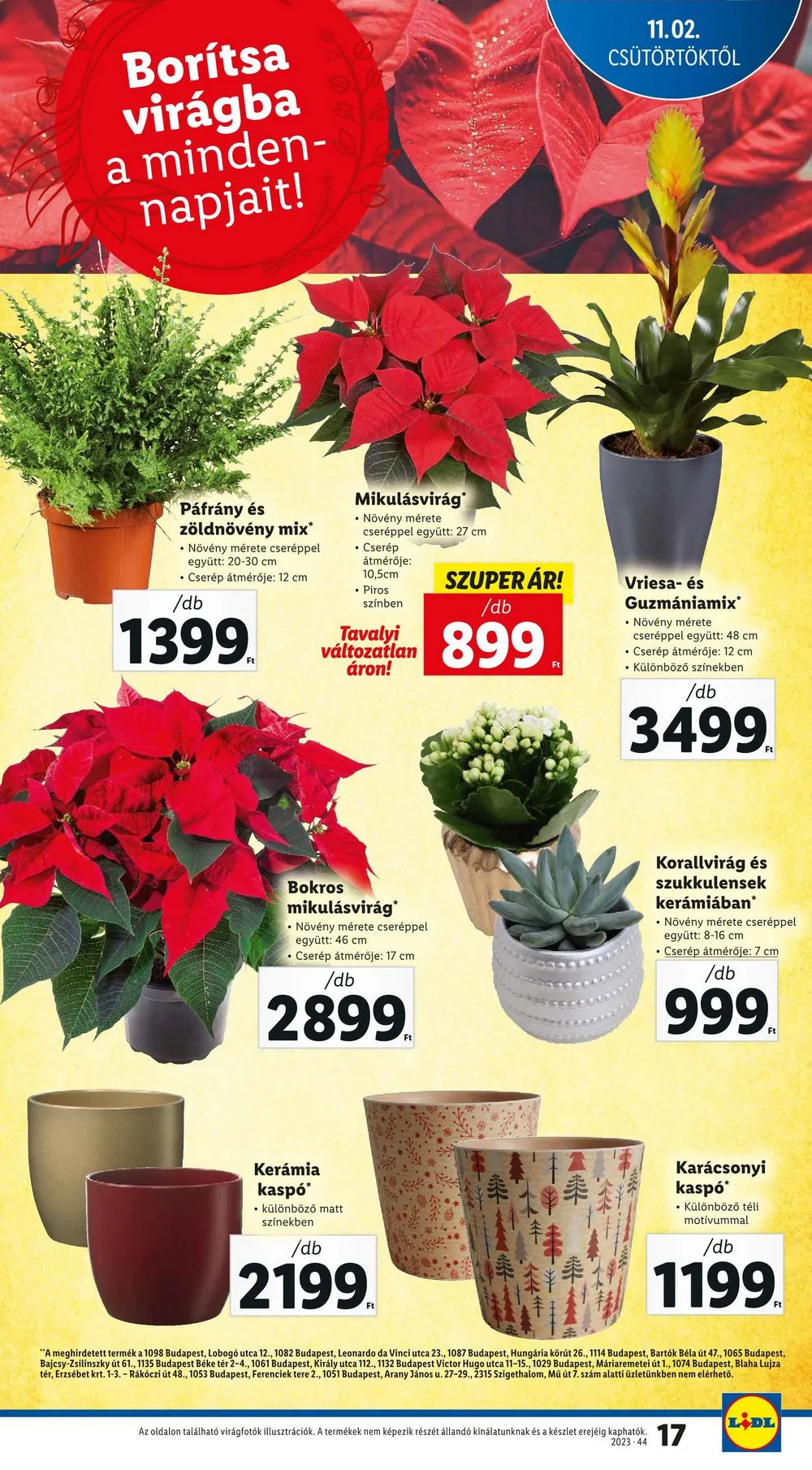Lidl akciós újság 11.02–11.08 – 17. oldal