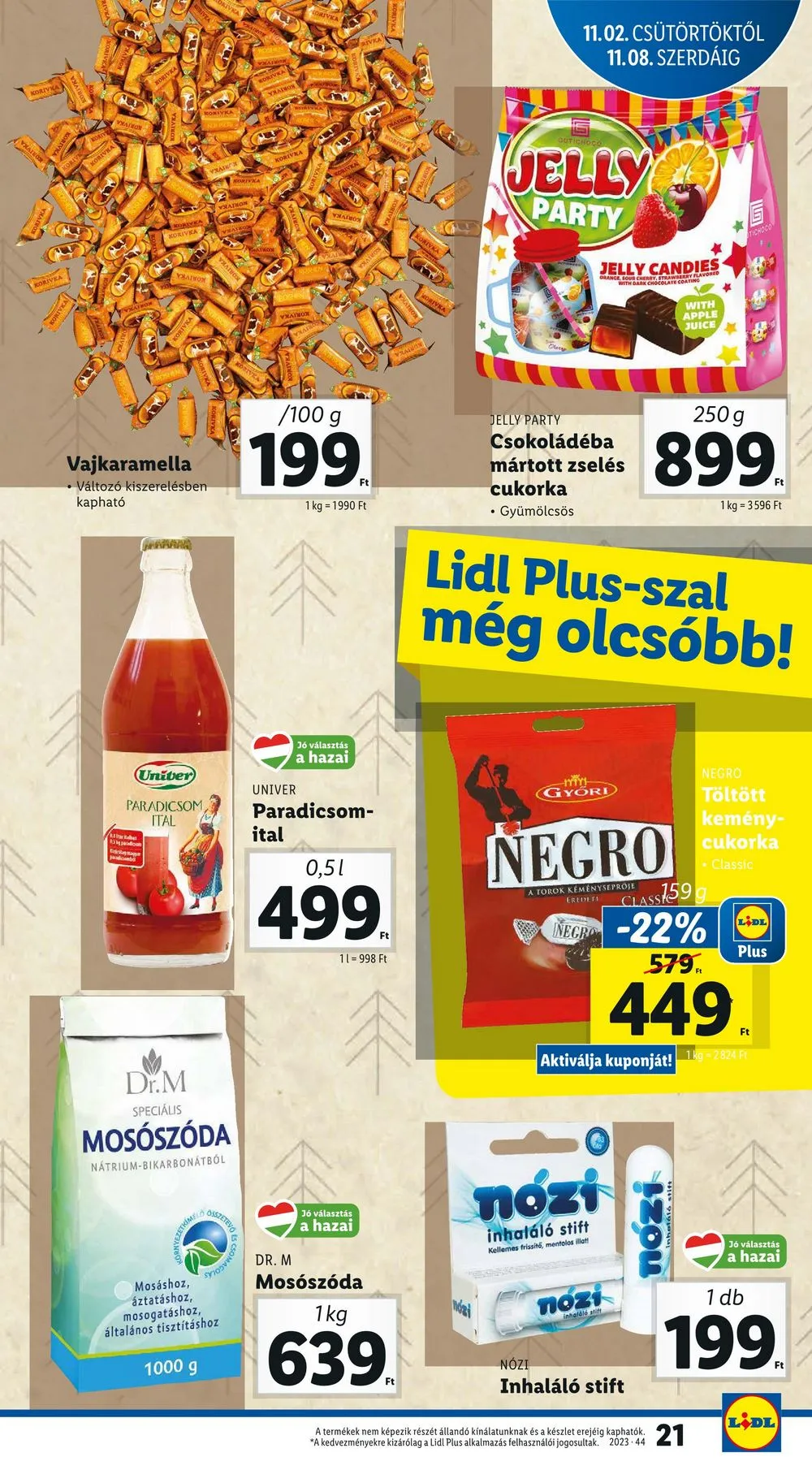 Lidl akciós újság 11.02–11.08 – 21. oldal