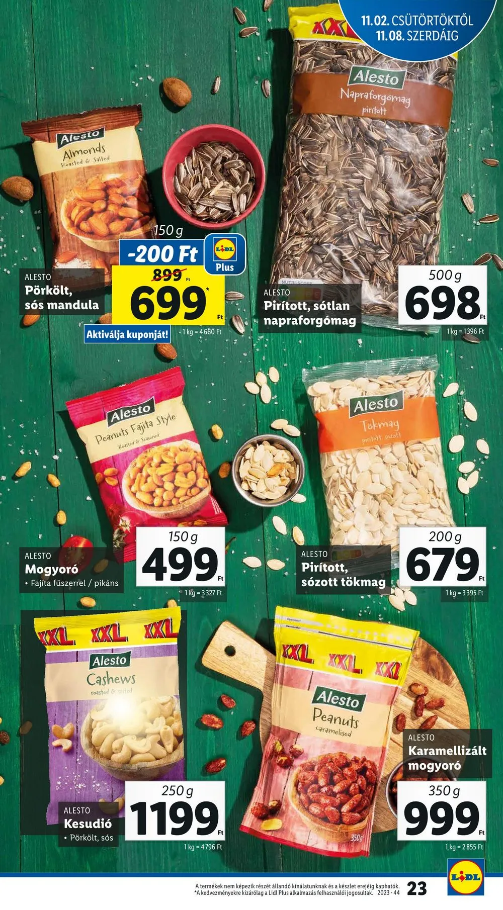 Lidl akciós újság 11.02–11.08 – 23. oldal