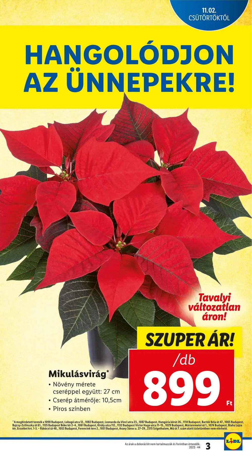 Lidl akciós újság 11.02–11.08 – 3. oldal