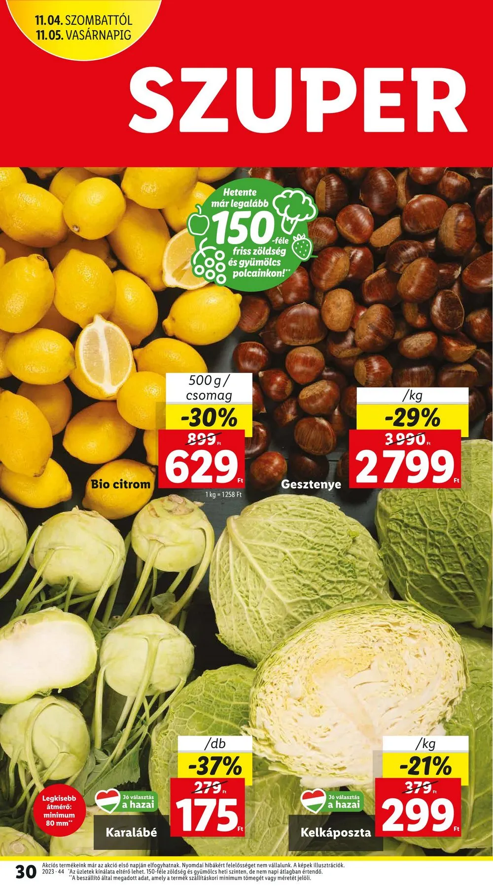 Lidl akciós újság 11.02–11.08 – 30. oldal