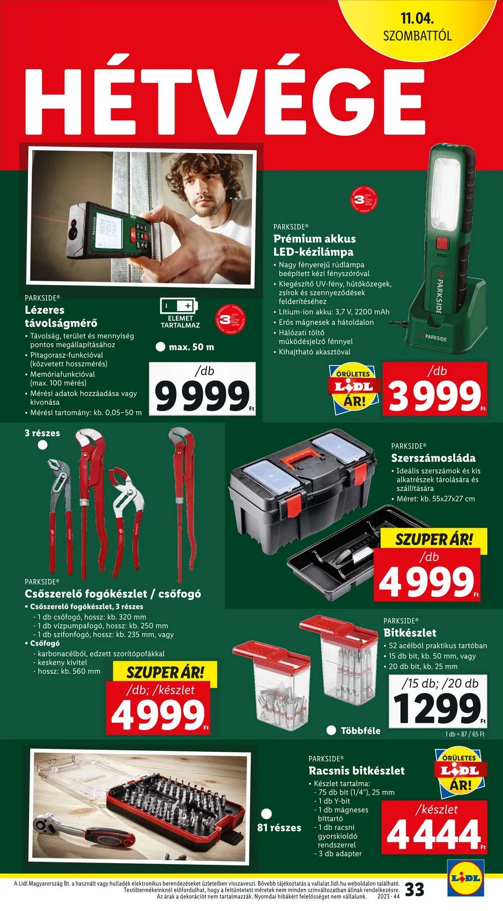 Lidl akciós újság 11.02–11.08 – 33. oldal