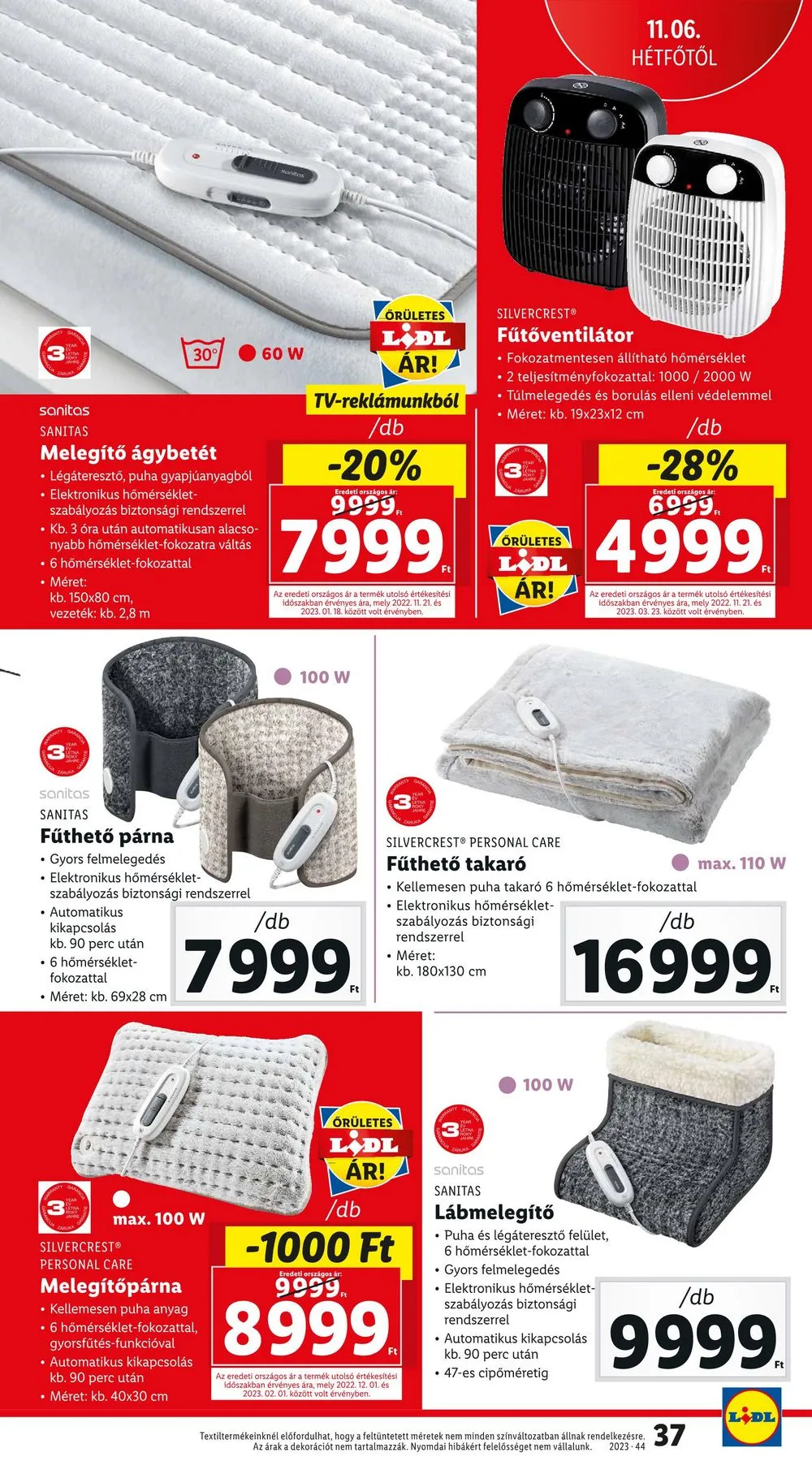 Lidl akciós újság 11.02–11.08 – 37. oldal