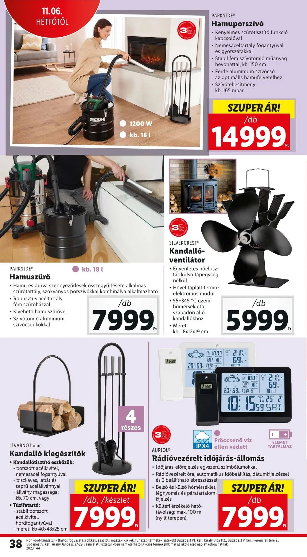 Lidl akciós újság 11.02–11.08 – 38. oldal