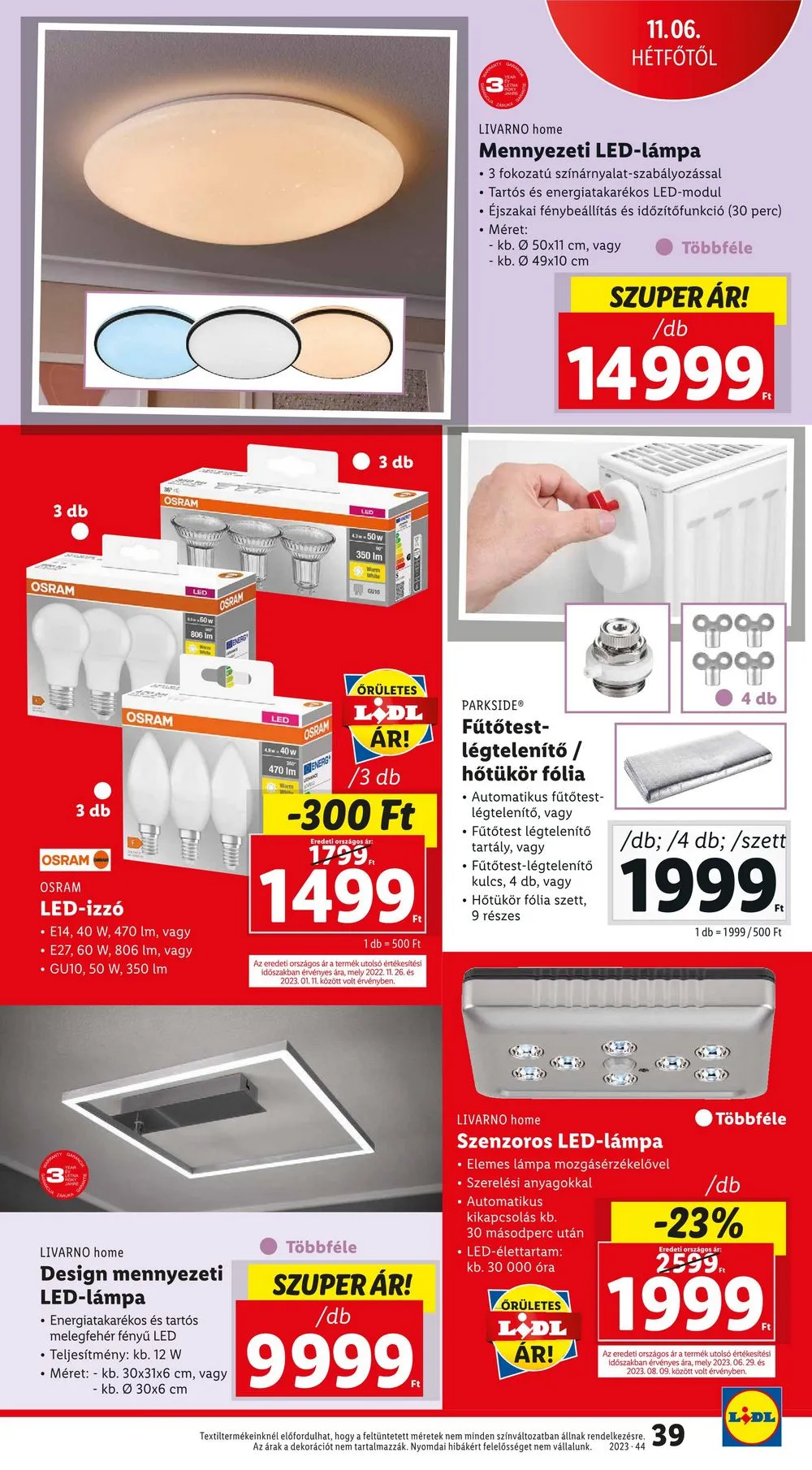 Lidl akciós újság 11.02–11.08 – 39. oldal