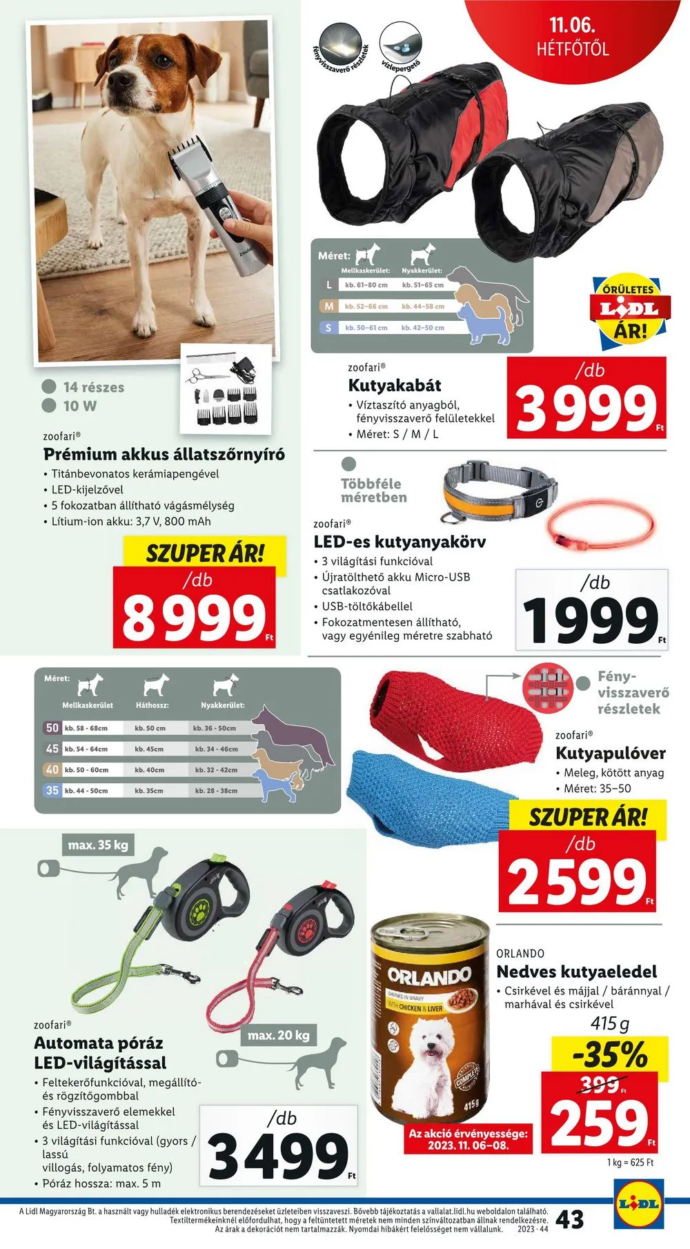 Lidl akciós újság 11.02–11.08 – 43. oldal