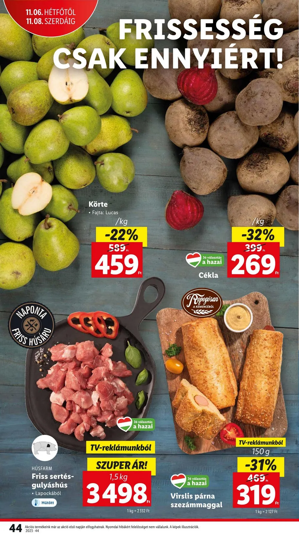Lidl akciós újság 11.02–11.08 – 44. oldal