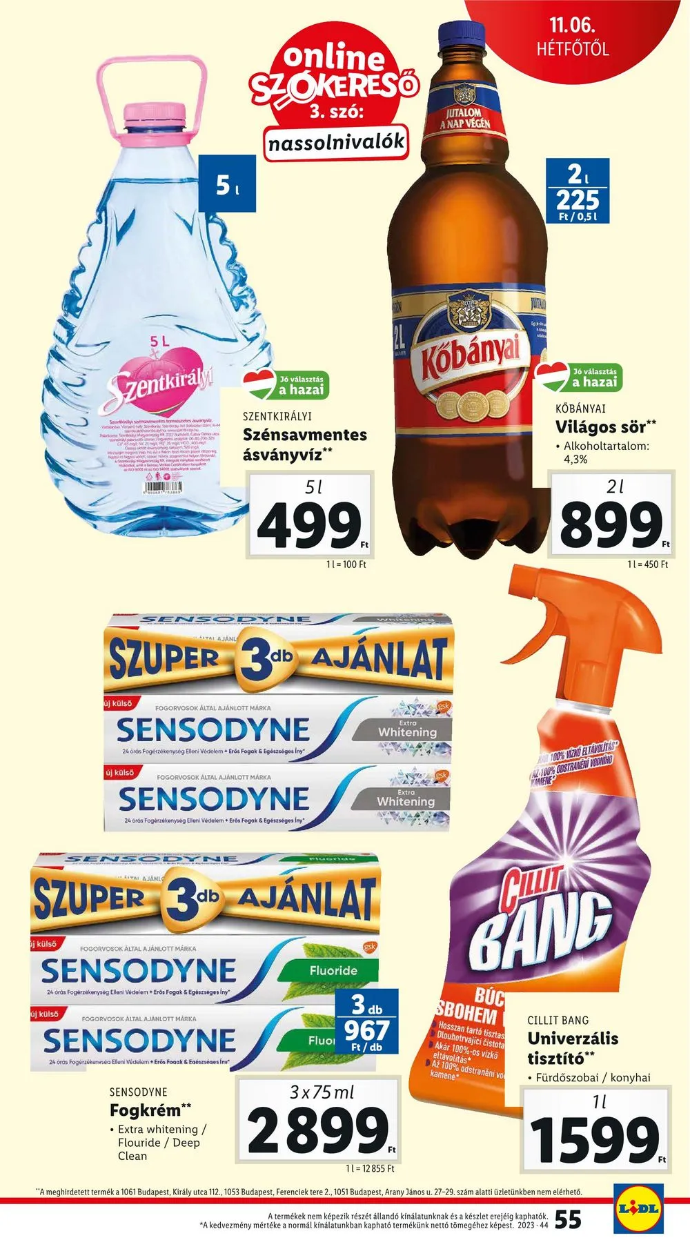Lidl akciós újság 11.02–11.08 – 55. oldal