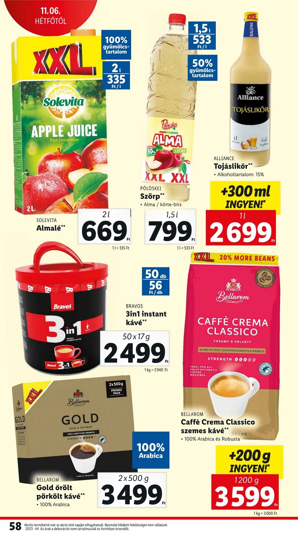 Lidl akciós újság 11.02–11.08 – 58. oldal