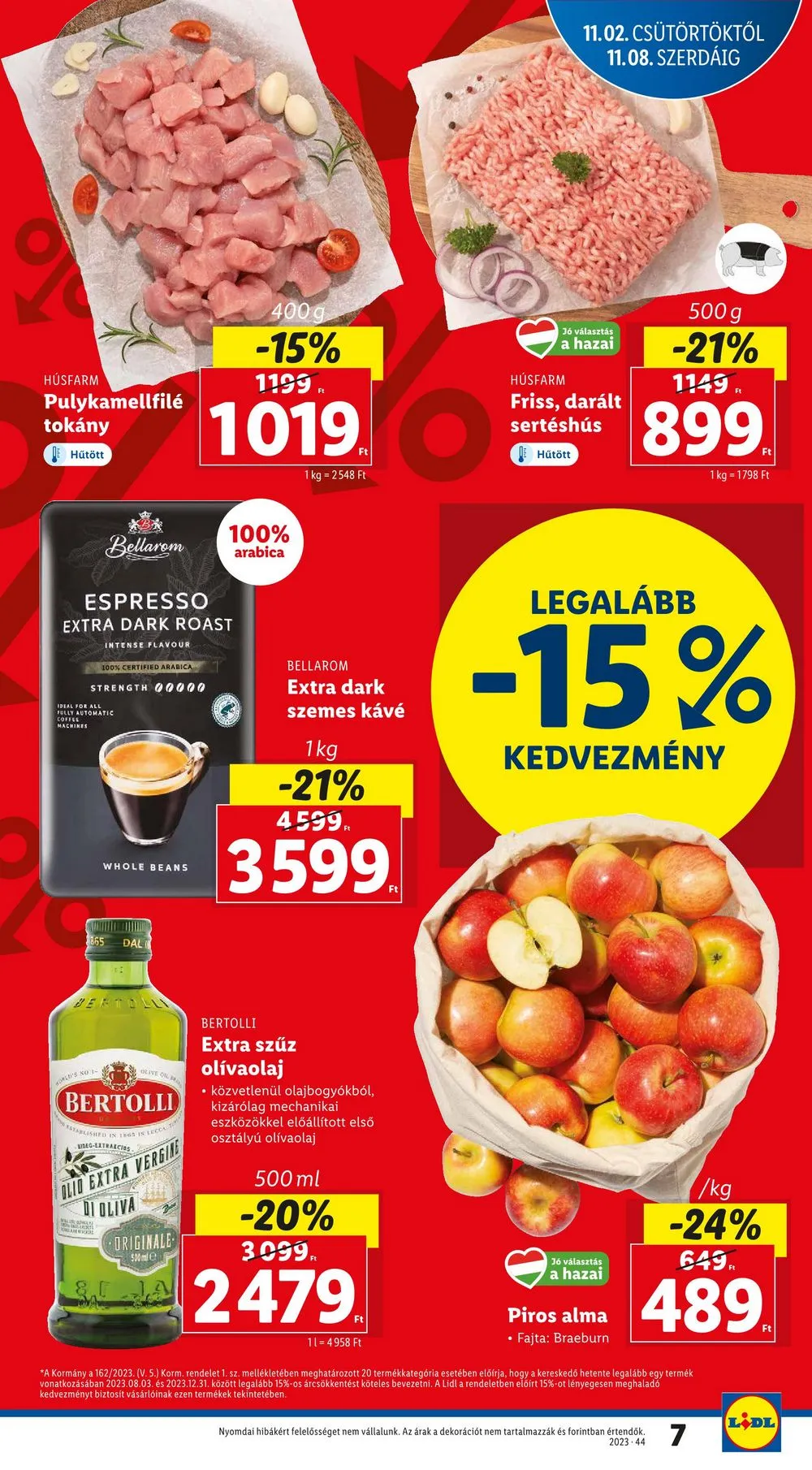 Lidl akciós újság 11.02–11.08 – 7. oldal