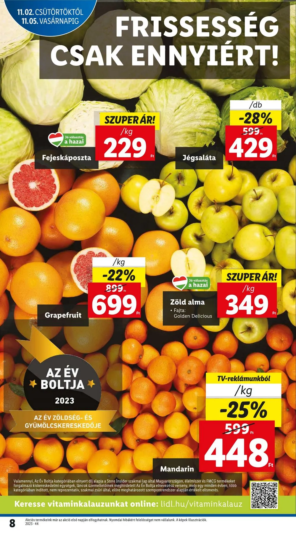 Lidl akciós újság 11.02–11.08 – 8. oldal