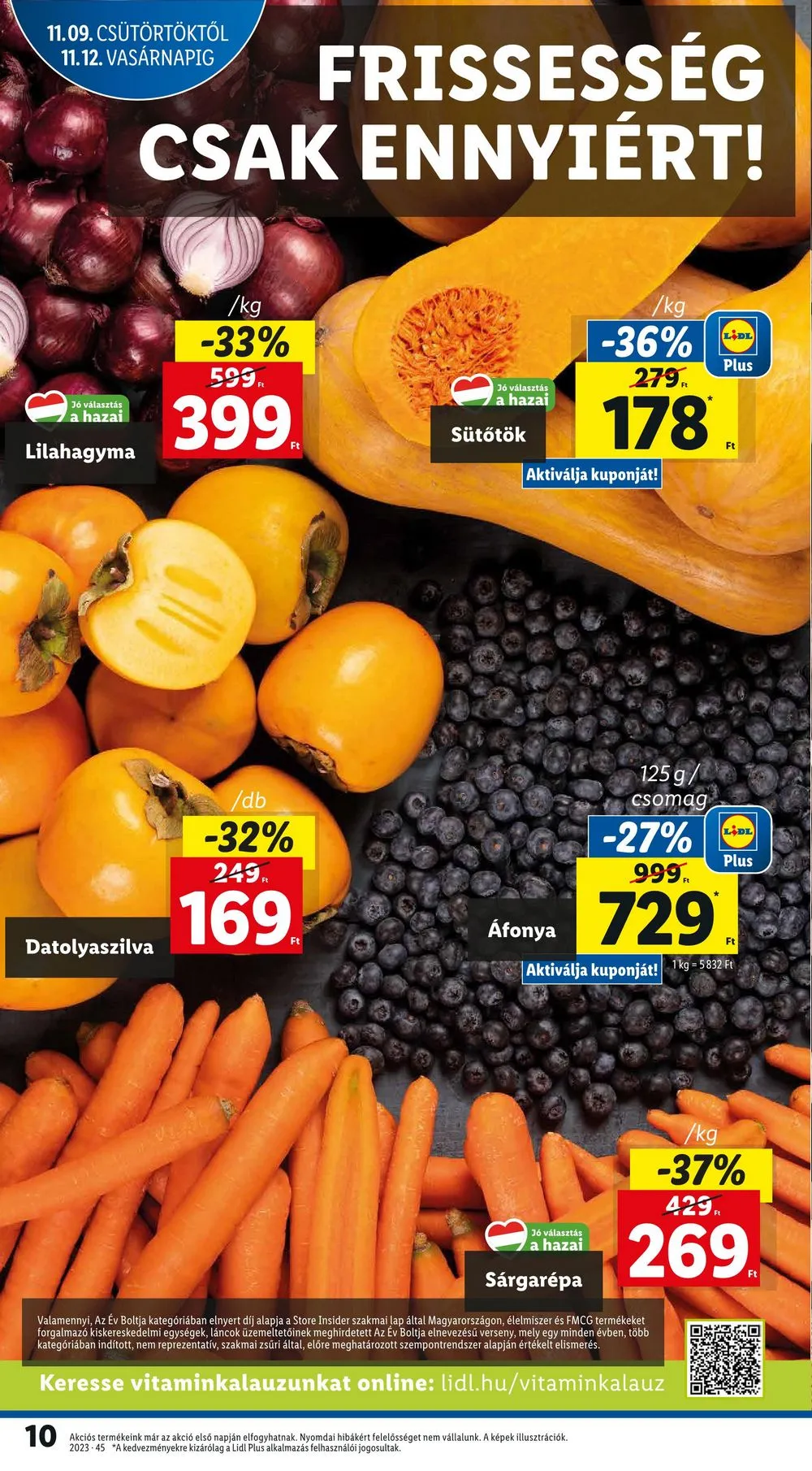 Lidl akciós újság 11.09–11.15 – 10. oldal