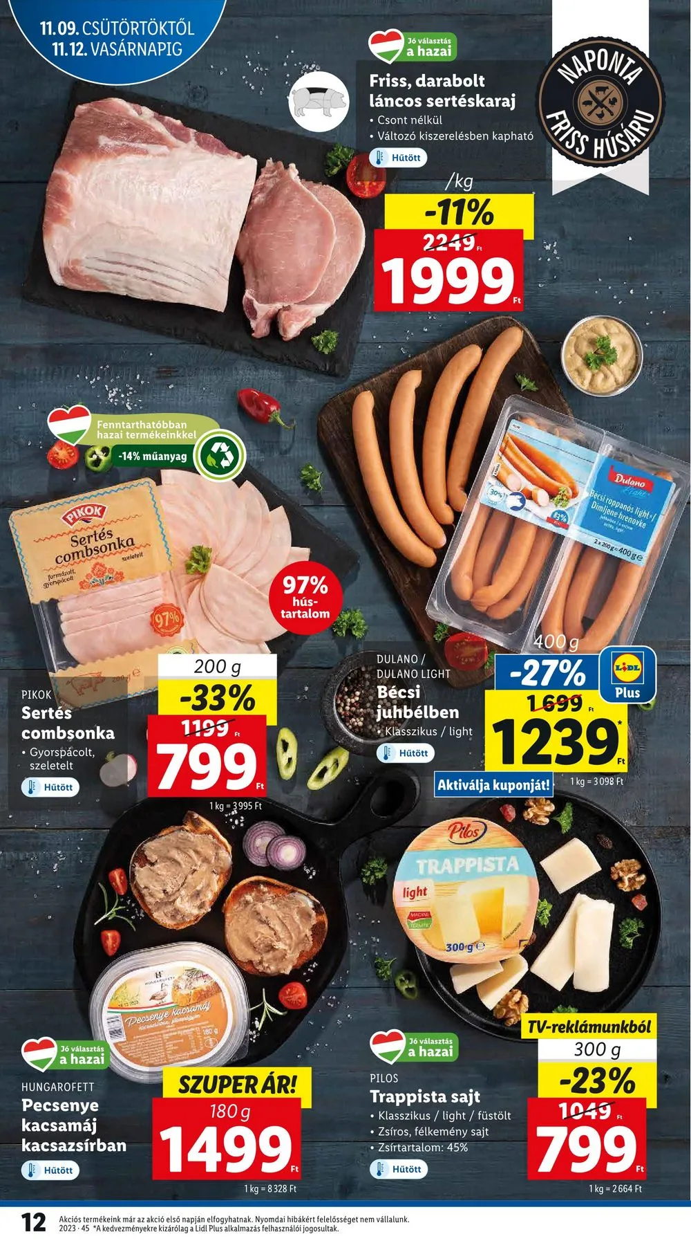 Lidl akciós újság 11.09–11.15 – 12. oldal