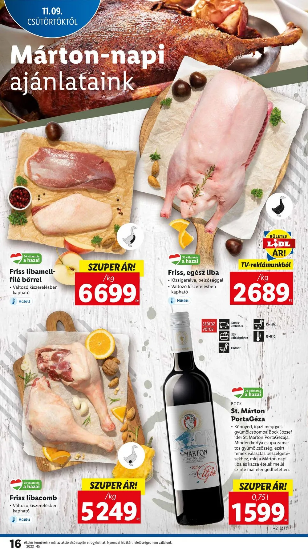 Lidl akciós újság 11.09–11.15 – 16. oldal