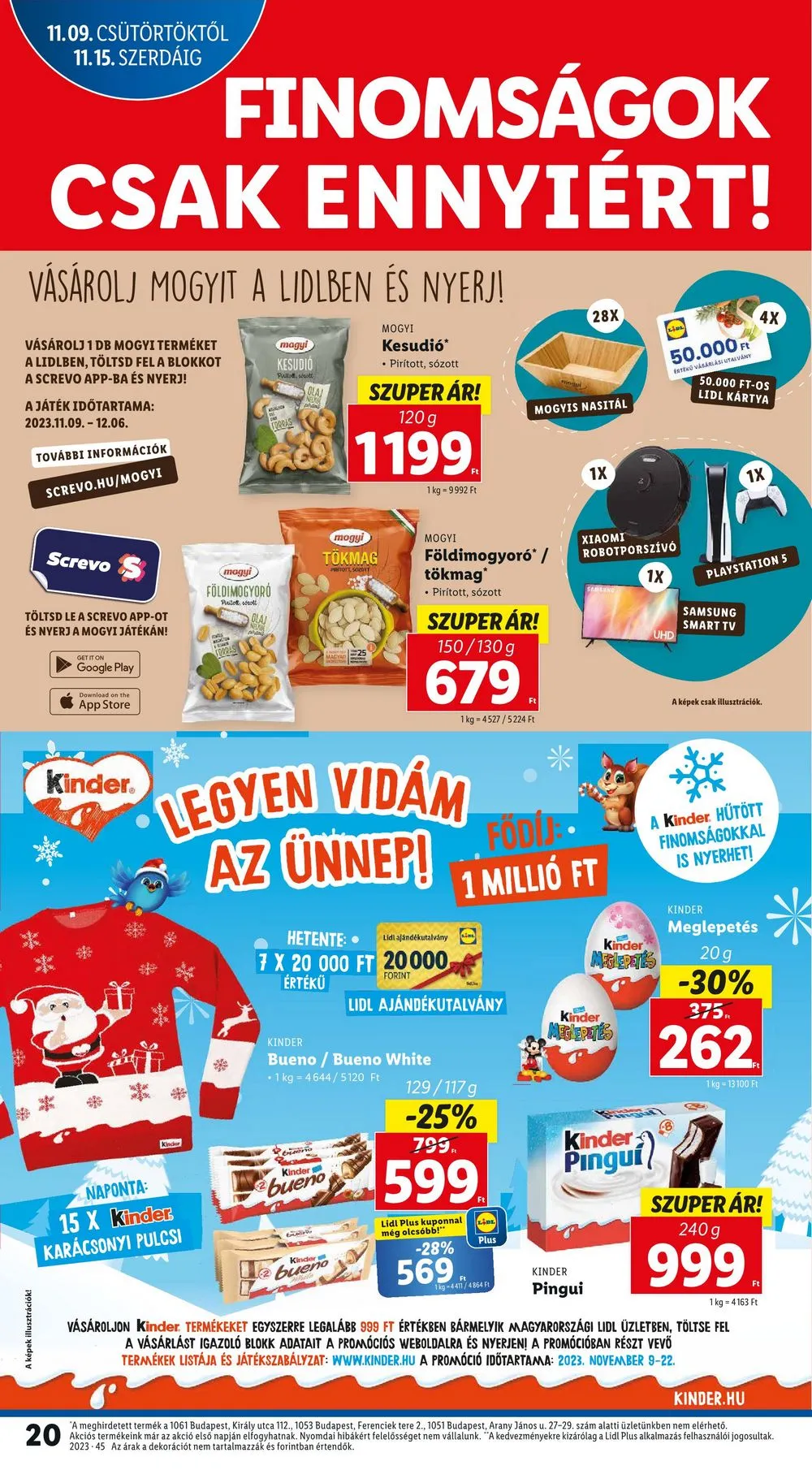 Lidl akciós újság 11.09–11.15 – 20. oldal