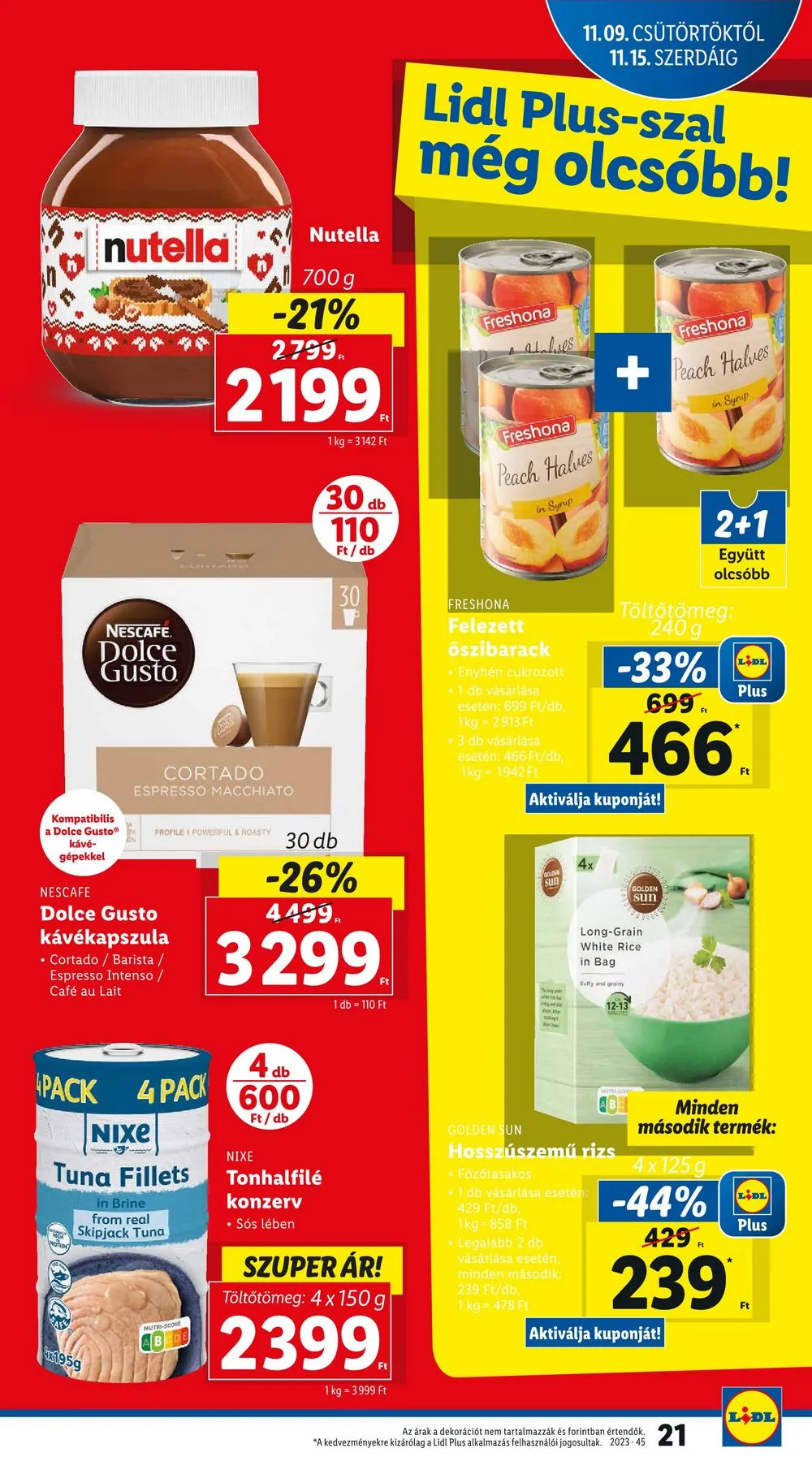 Lidl akciós újság 11.09–11.15 – 21. oldal