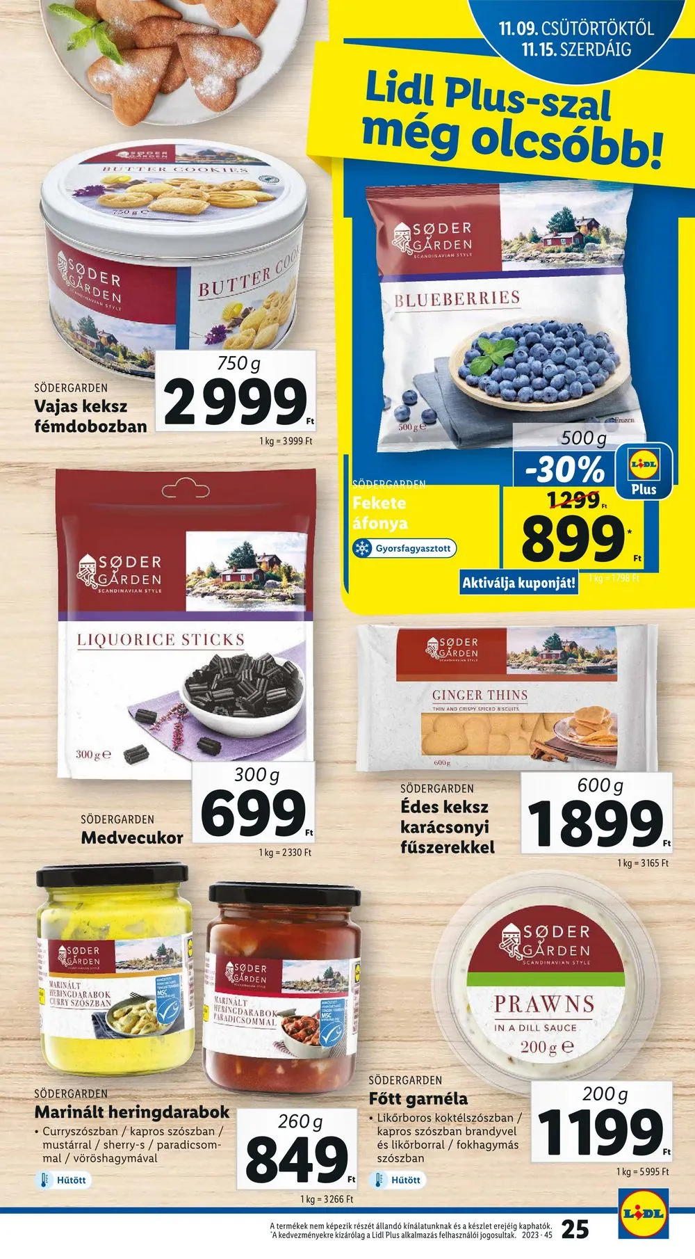 Lidl akciós újság 11.09–11.15 – 25. oldal