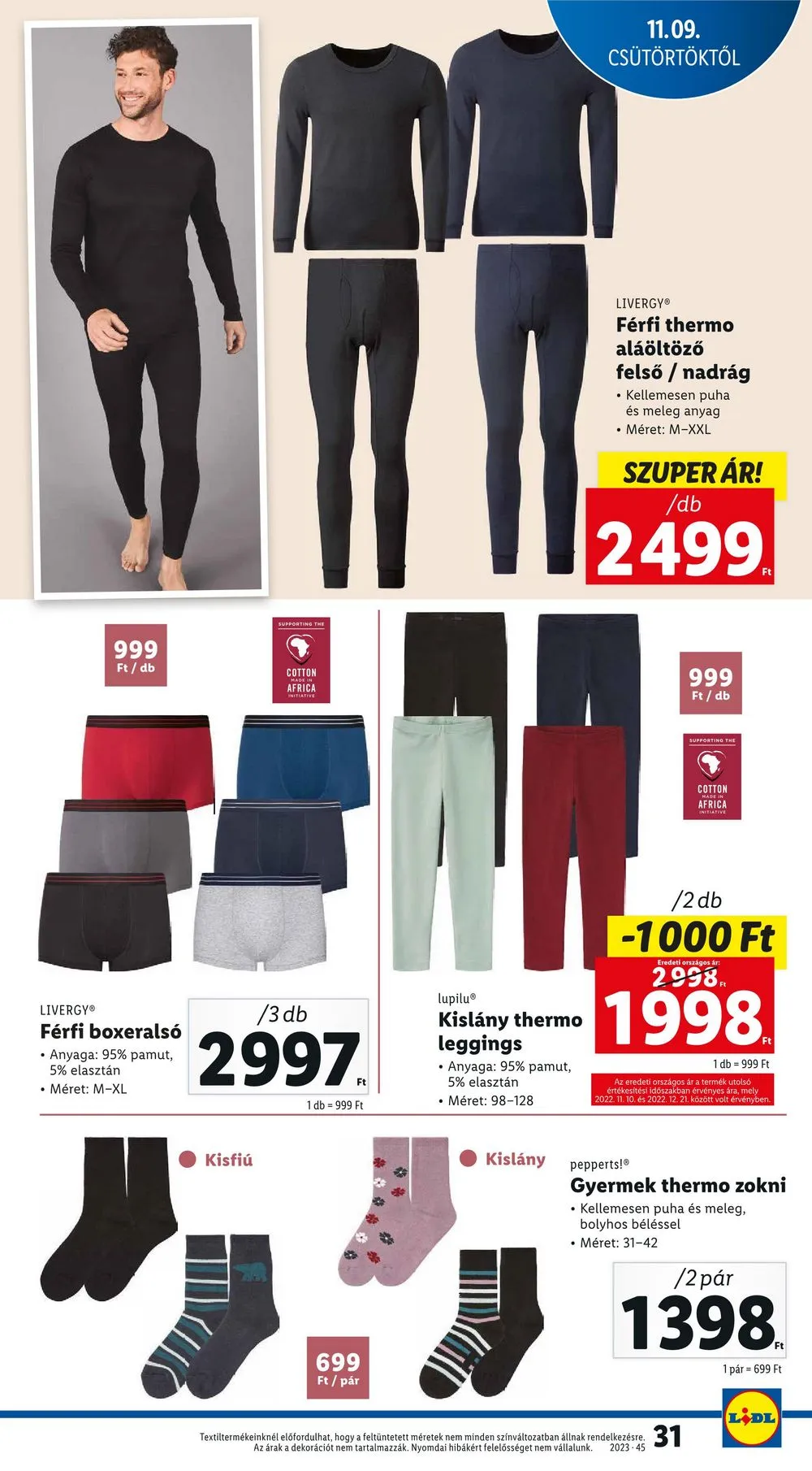 Lidl akciós újság 11.09–11.15 – 31. oldal