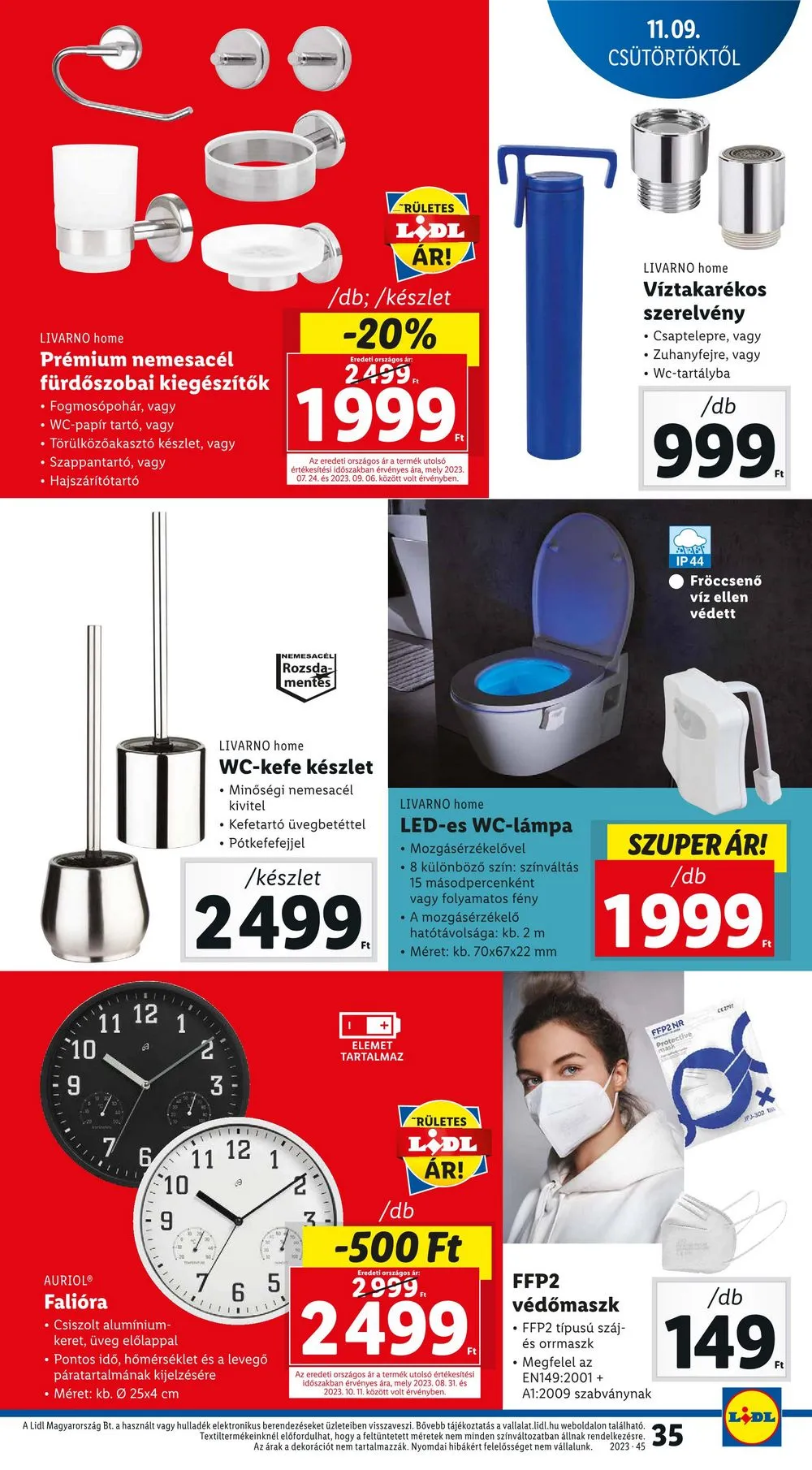 Lidl akciós újság 11.09–11.15 – 35. oldal