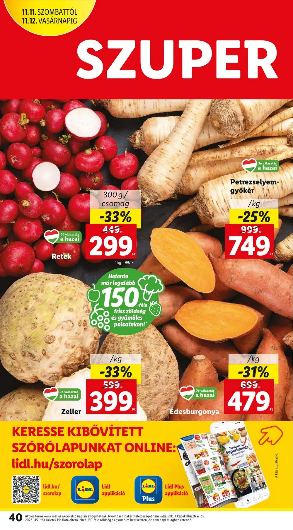 Lidl akciós újság 11.09–11.15 – 40. oldal
