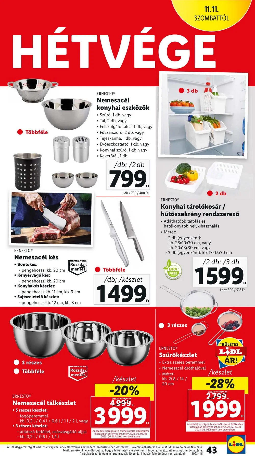 Lidl akciós újság 11.09–11.15 – 43. oldal