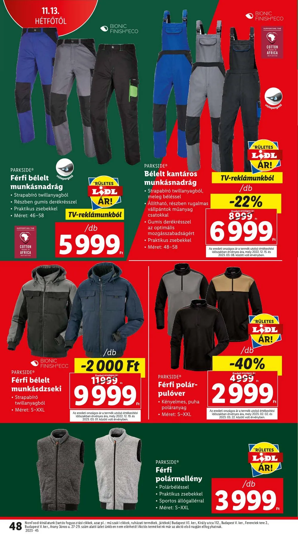 Lidl akciós újság 11.09–11.15 – 48. oldal