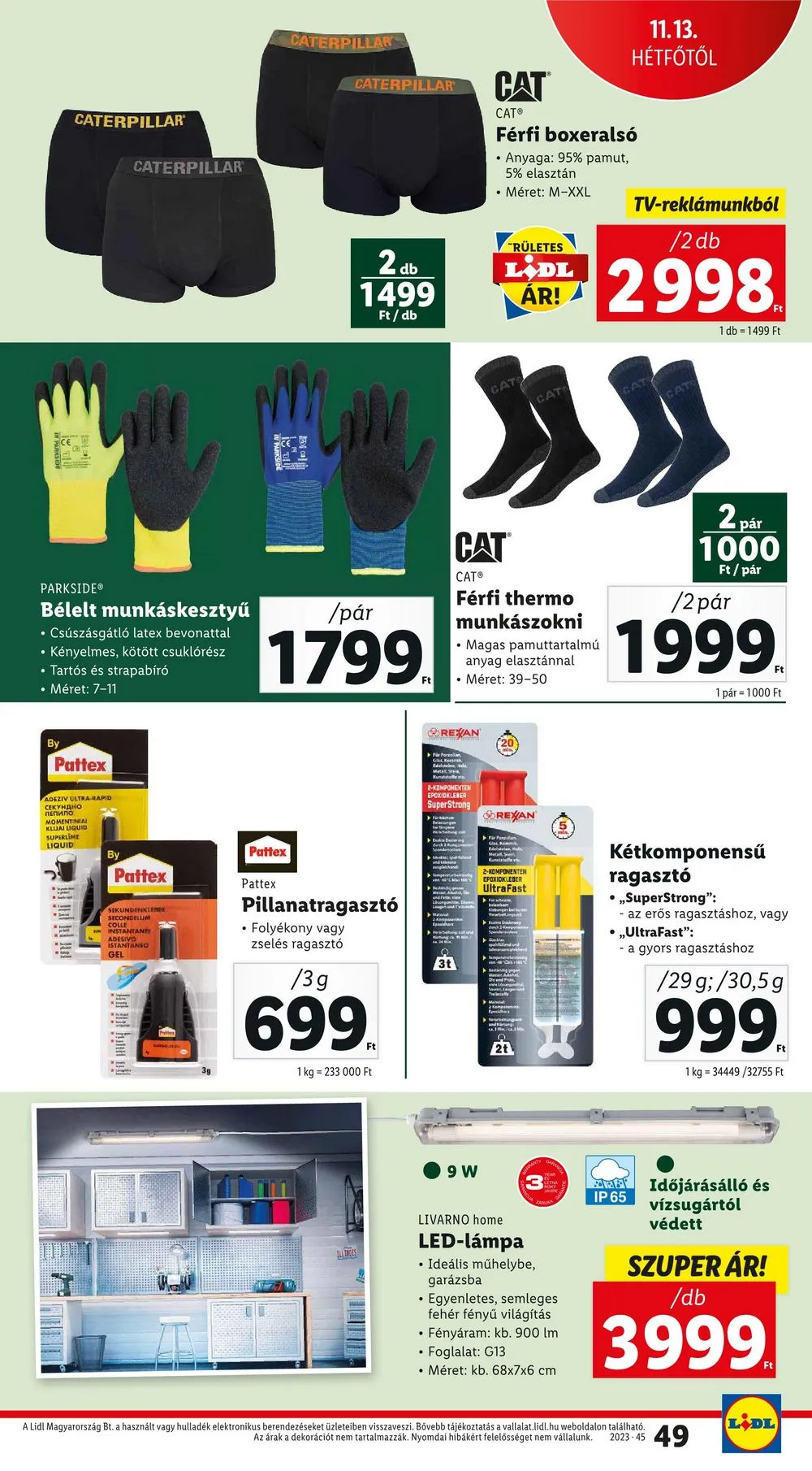 Lidl akciós újság 11.09–11.15 – 49. oldal