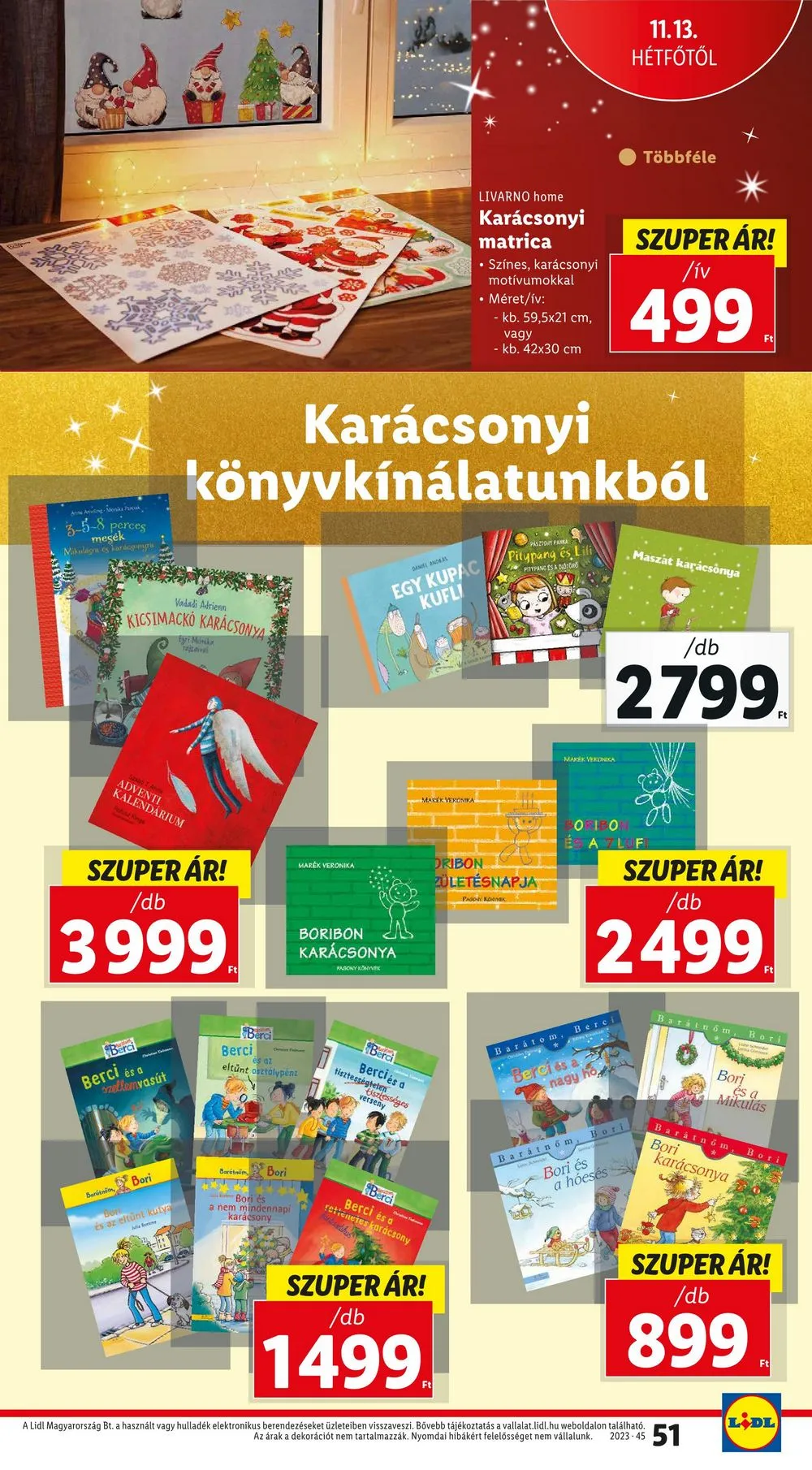 Lidl akciós újság 11.09–11.15 – 51. oldal