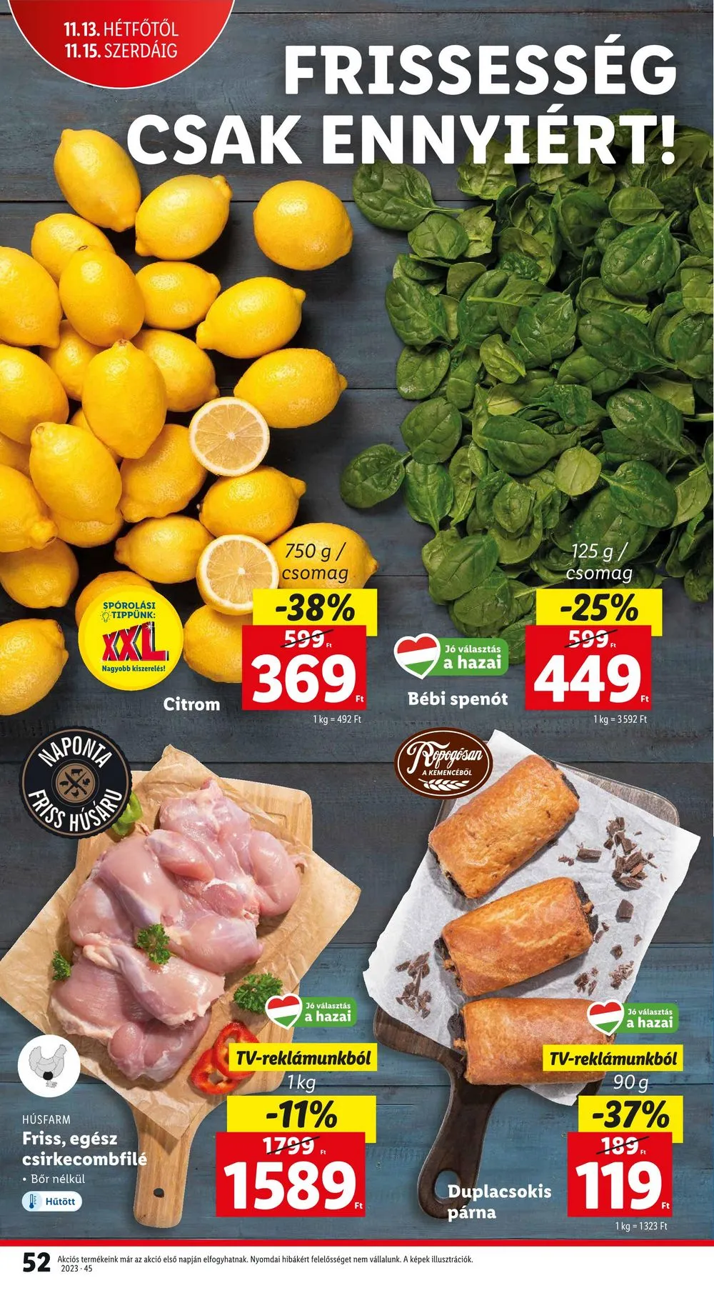 Lidl akciós újság 11.09–11.15 – 52. oldal