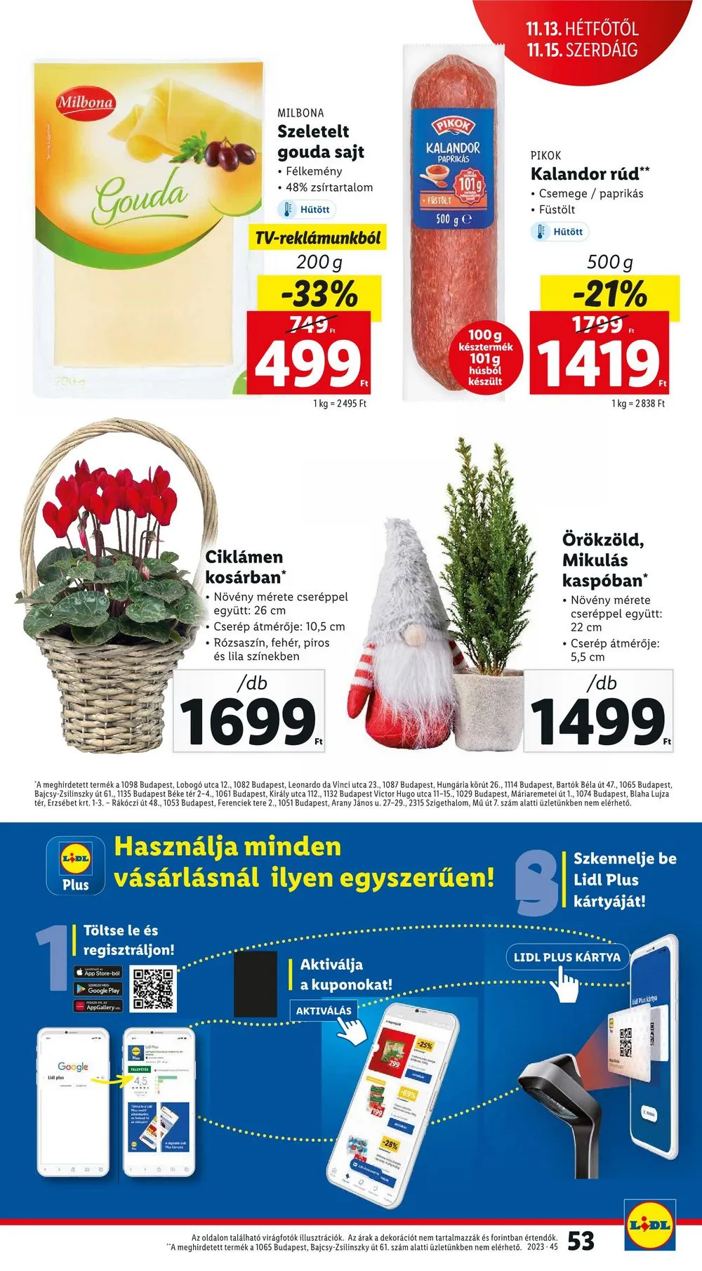 Lidl akciós újság 11.09–11.15 – 53. oldal