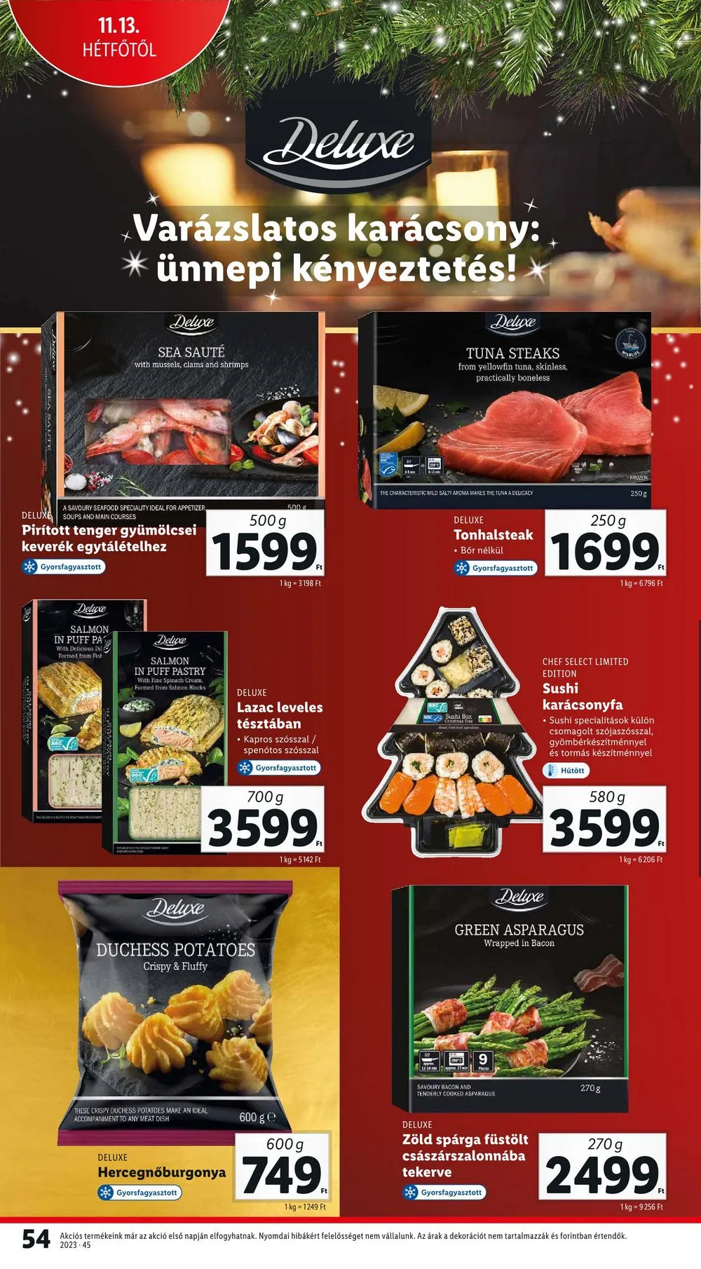 Lidl akciós újság 11.09–11.15 – 54. oldal