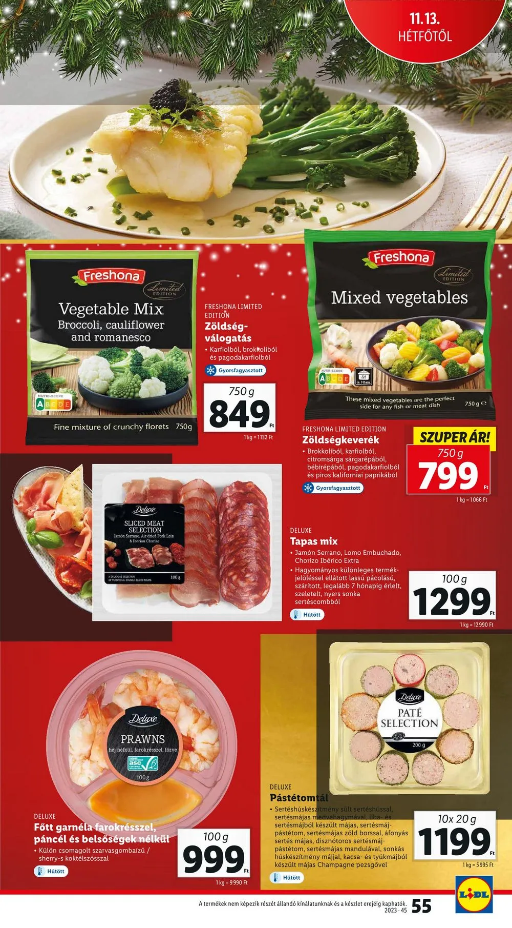 Lidl akciós újság 11.09–11.15 – 55. oldal