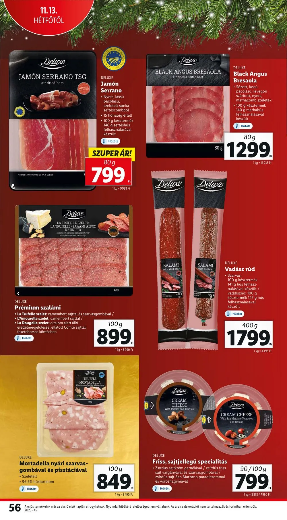 Lidl akciós újság 11.09–11.15 – 56. oldal