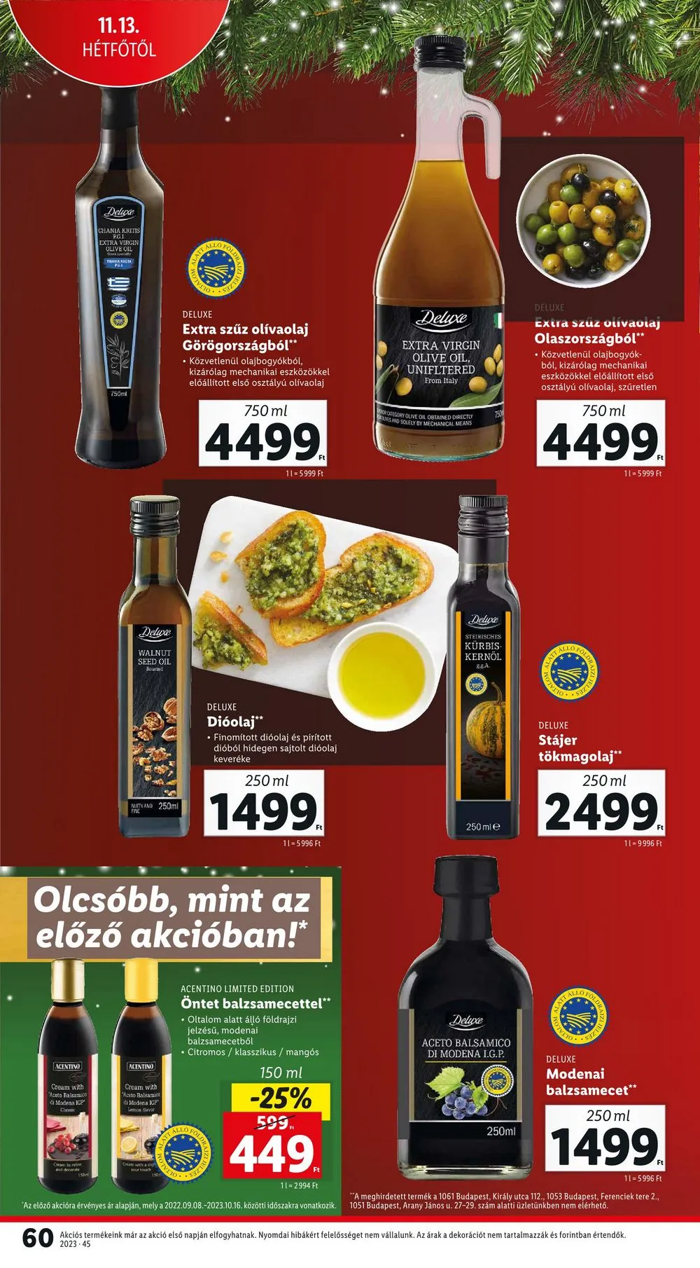 Lidl akciós újság 11.09–11.15 – 60. oldal