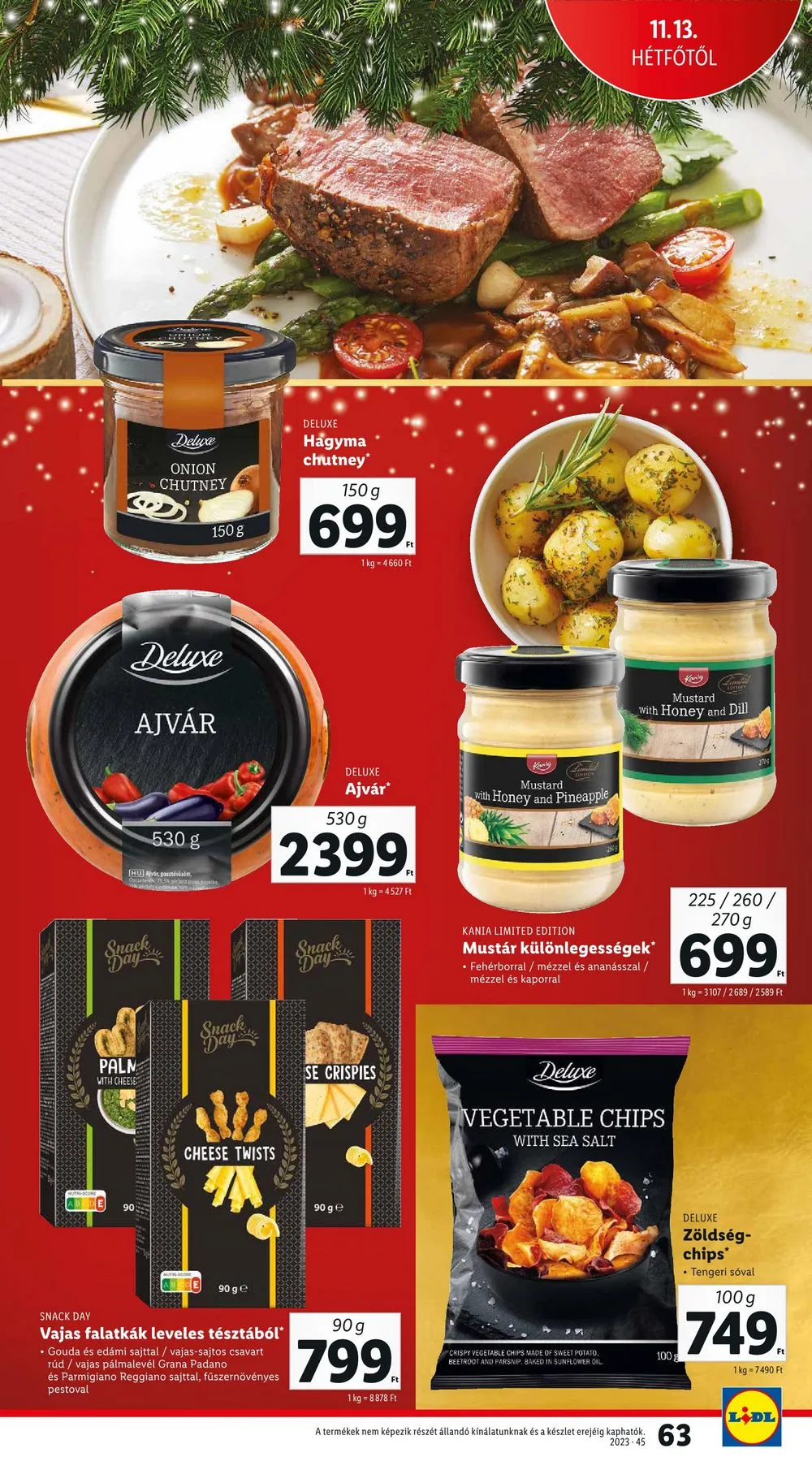 Lidl akciós újság 11.09–11.15 – 63. oldal