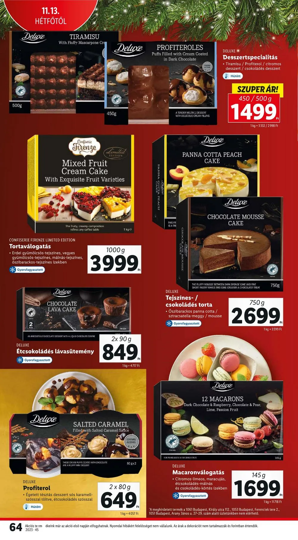 Lidl akciós újság 11.09–11.15 – 64. oldal