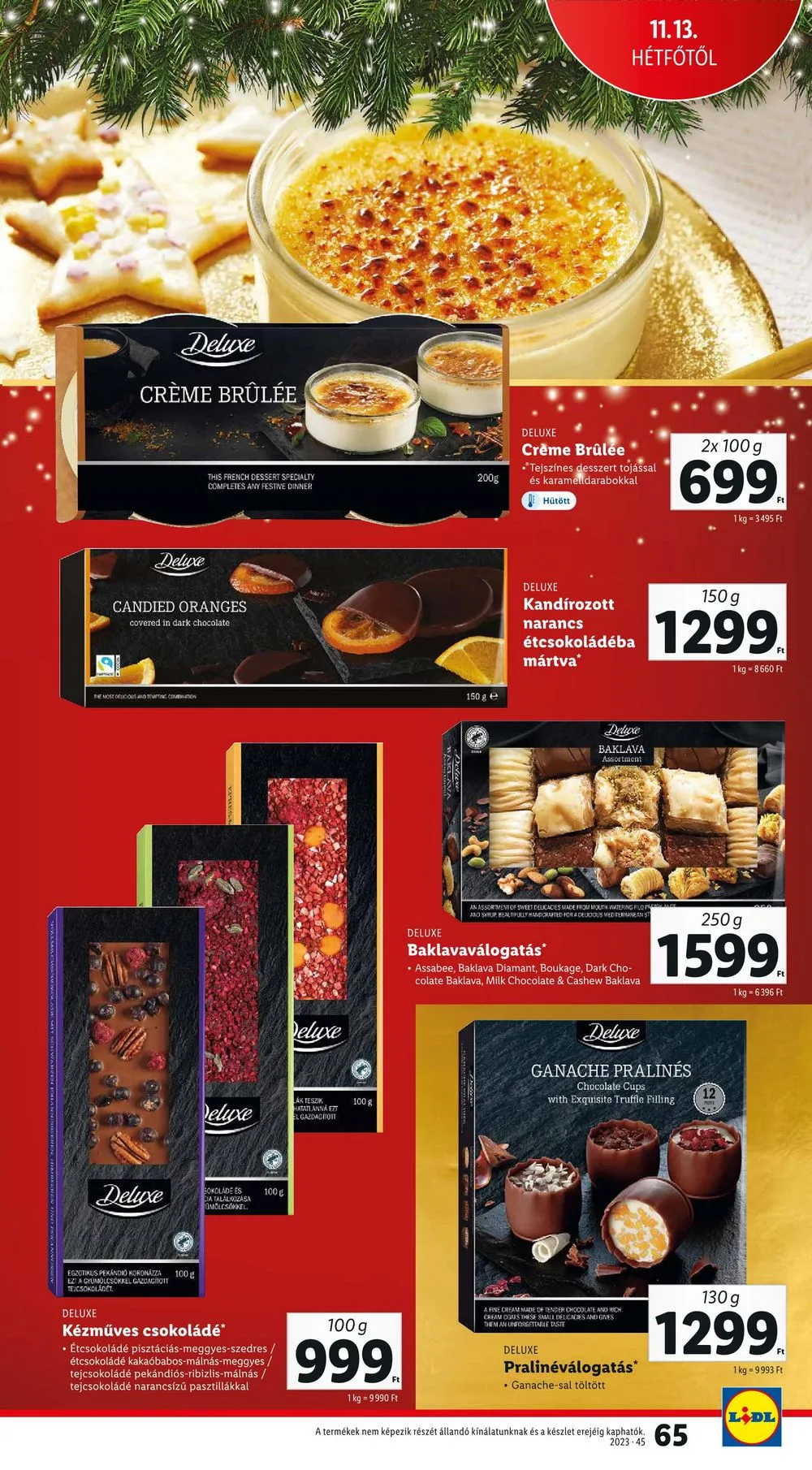 Lidl akciós újság 11.09–11.15 – 65. oldal